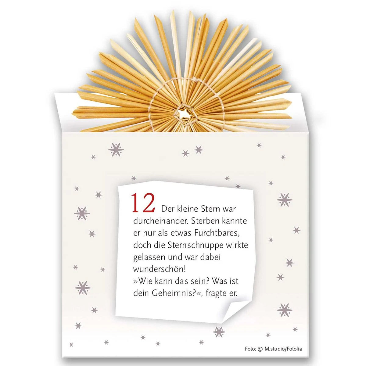 Der Strohsterne-Adventskalender – Ansicht