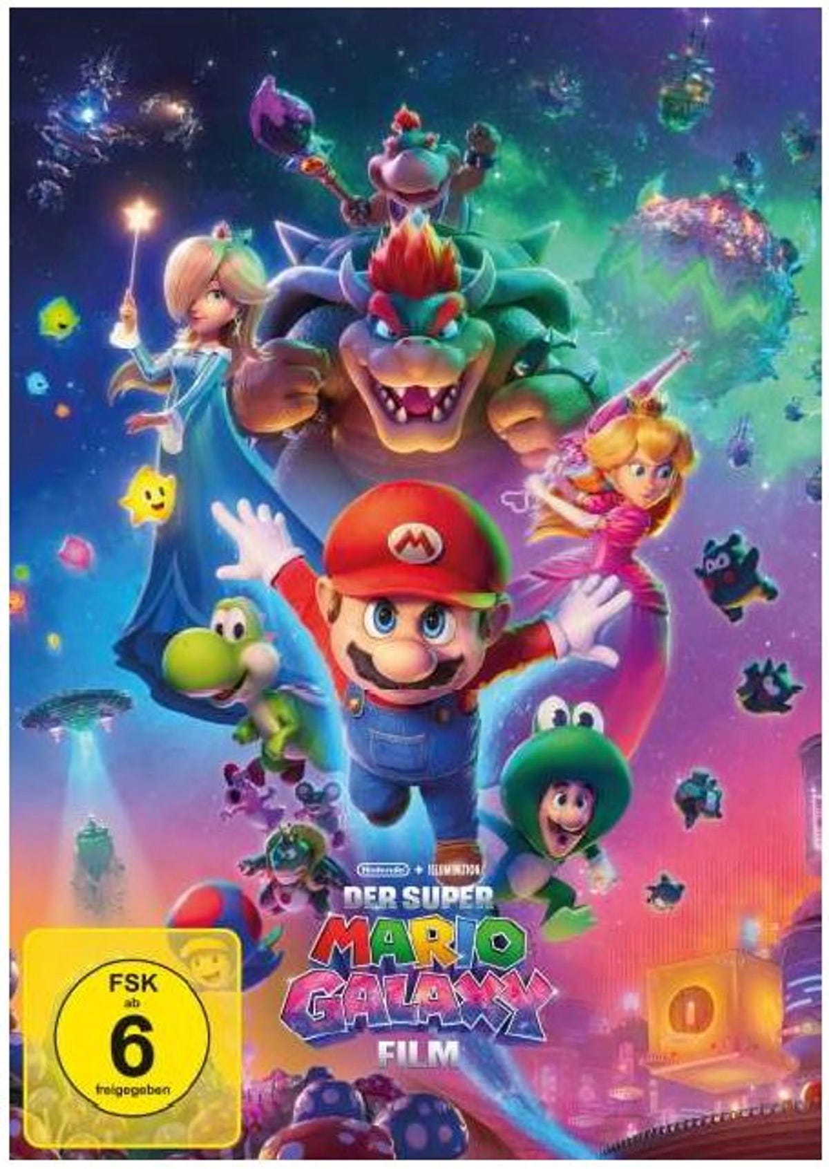DVD-Cover: Der Super Mario Galaxy Film. Regie: Aaron Horvath