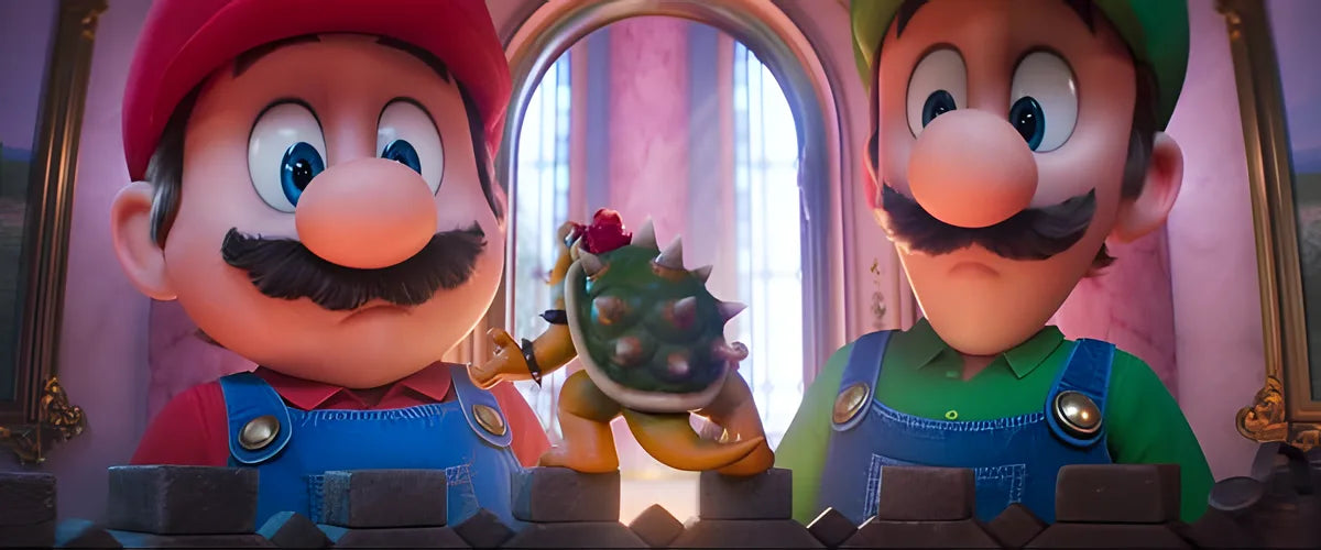 Filmszene 1 aus Der Super Mario Galaxy Film – DVD. Regie: Aaron Horvath
