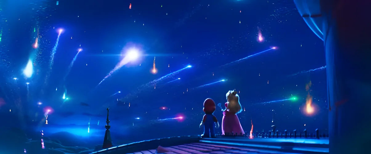 Filmszene 3 aus Der Super Mario Galaxy Film – DVD. Regie: Aaron Horvath