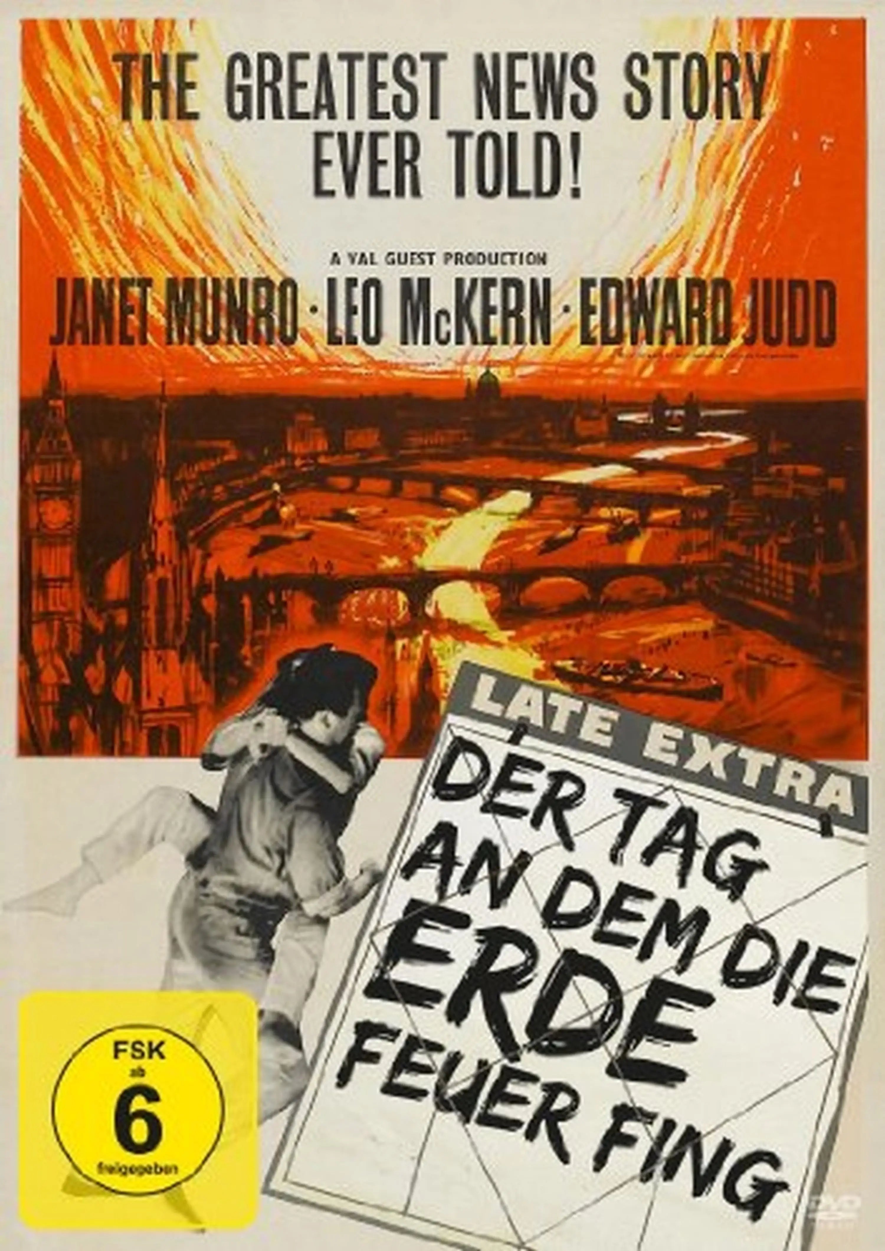 Der Tag, an dem die Erde Feuer fing DVD Cover – Frontcover Bild
