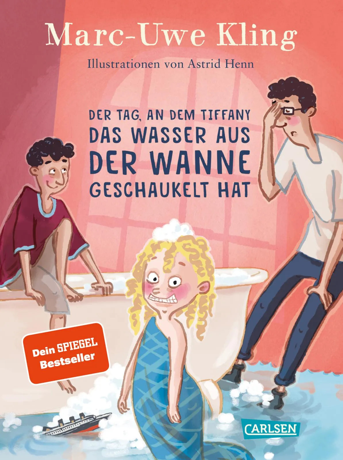 Buchcover von 'Der Tag, an dem Tiffany das Wasser aus der Wanne geschaukelt hat' - Gebundene Ausgabe von Marc-Uwe Kling