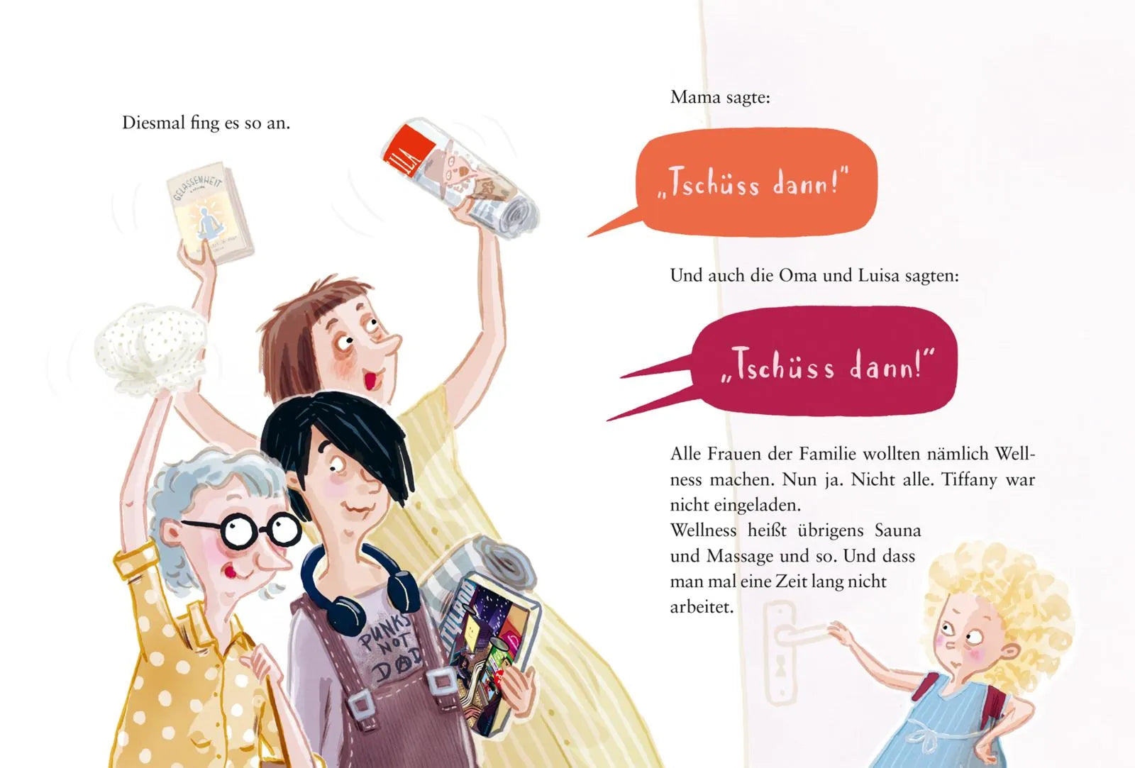 Produktansicht: Der Tag, an dem Tiffany das Wasser aus der Wanne geschaukelt hat (Gebundene Ausgabe)