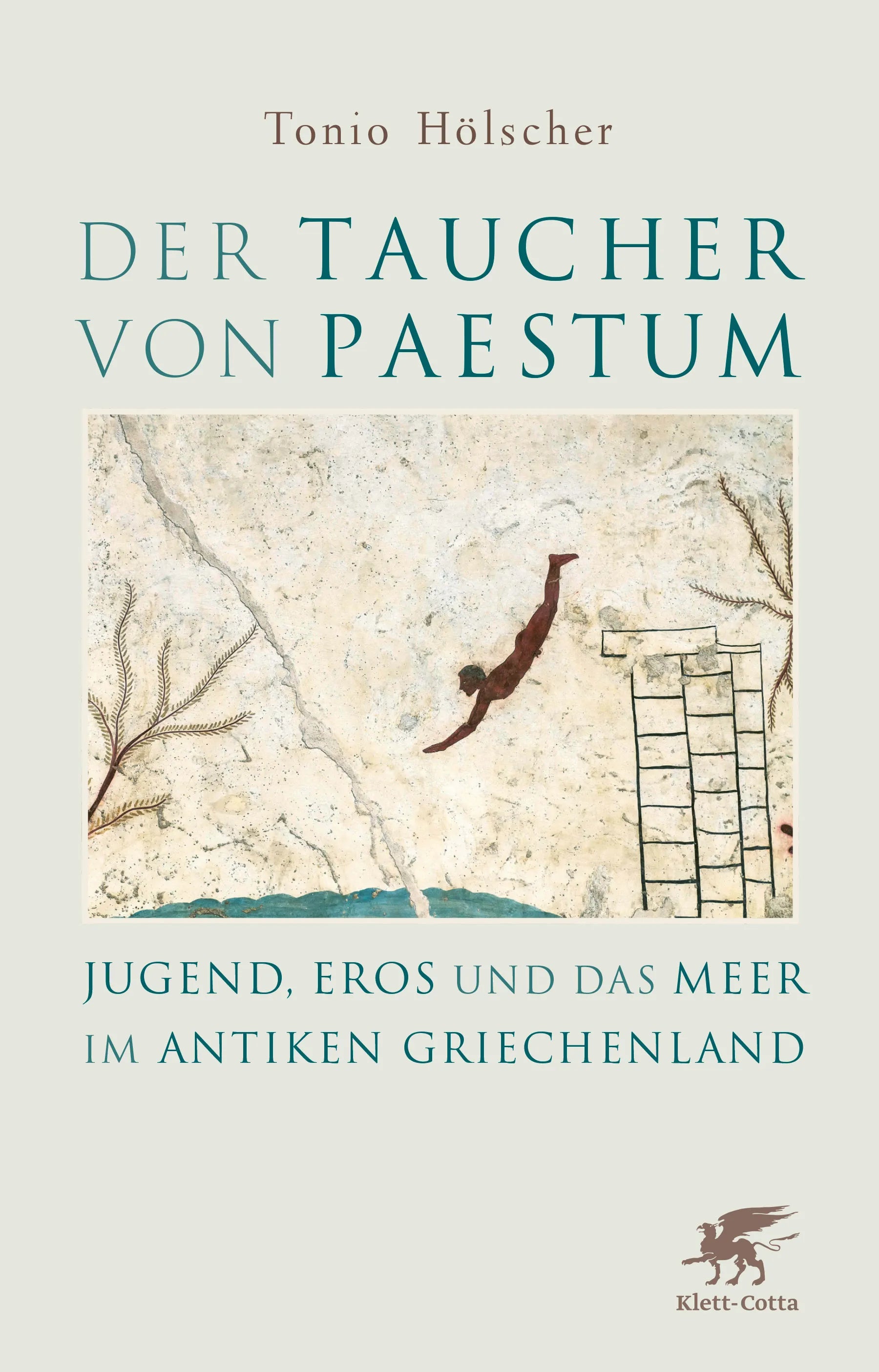 Buchcover von 'Der Taucher von Paestum' - Gebundene Ausgabe von Tonio Hölscher