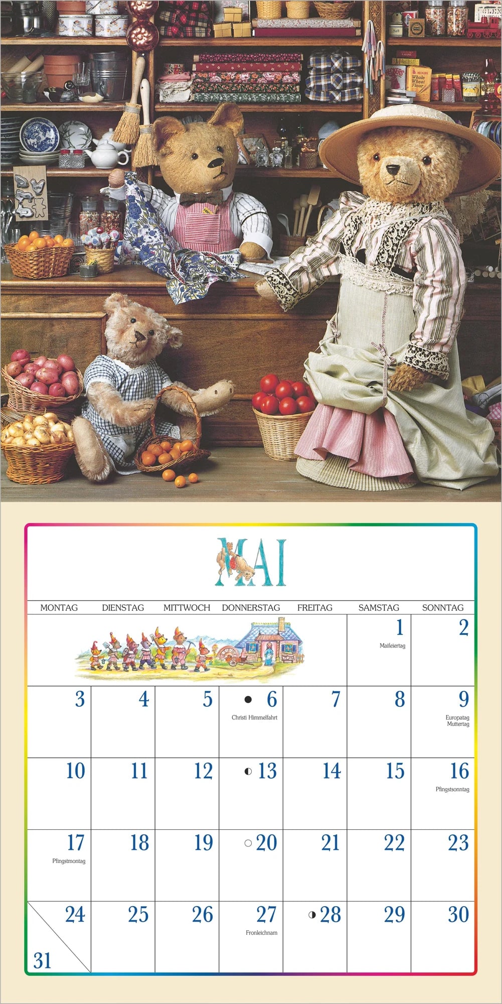 Der Teddybär Kalender 2027 – Ansicht
