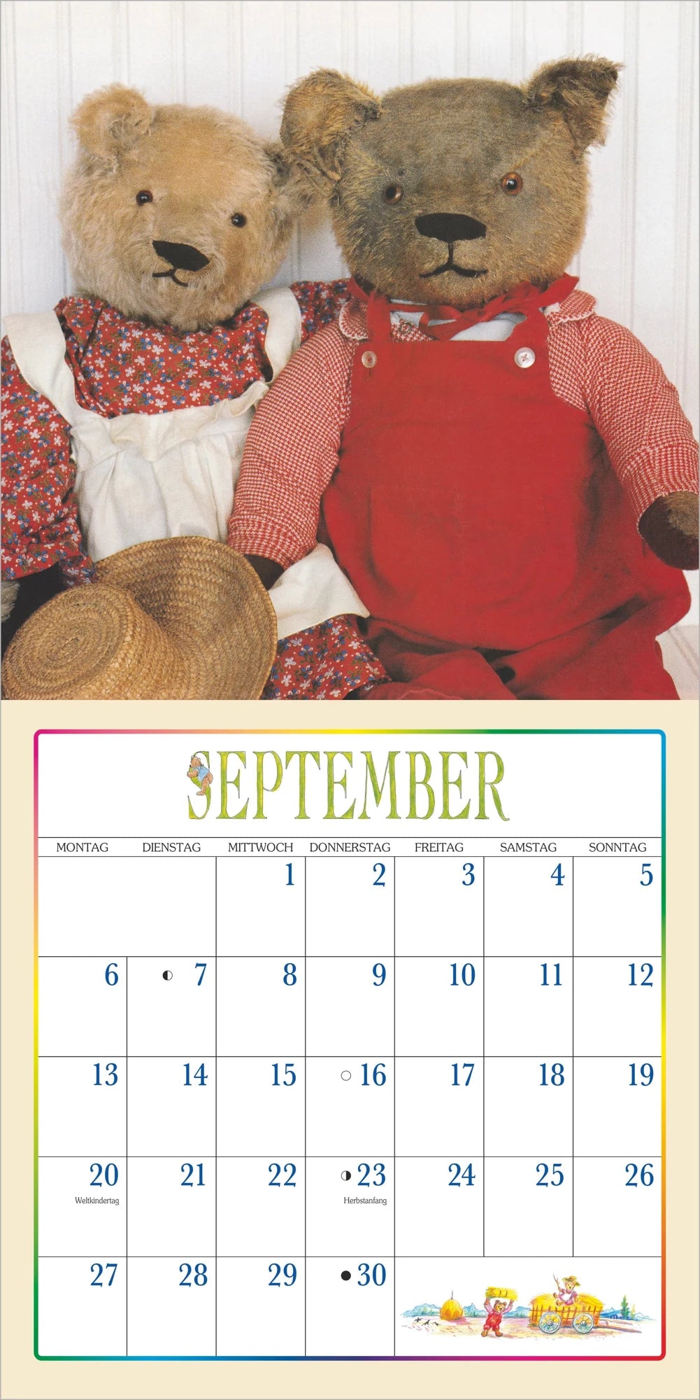 Der Teddybär Kalender 2027 – Ansicht