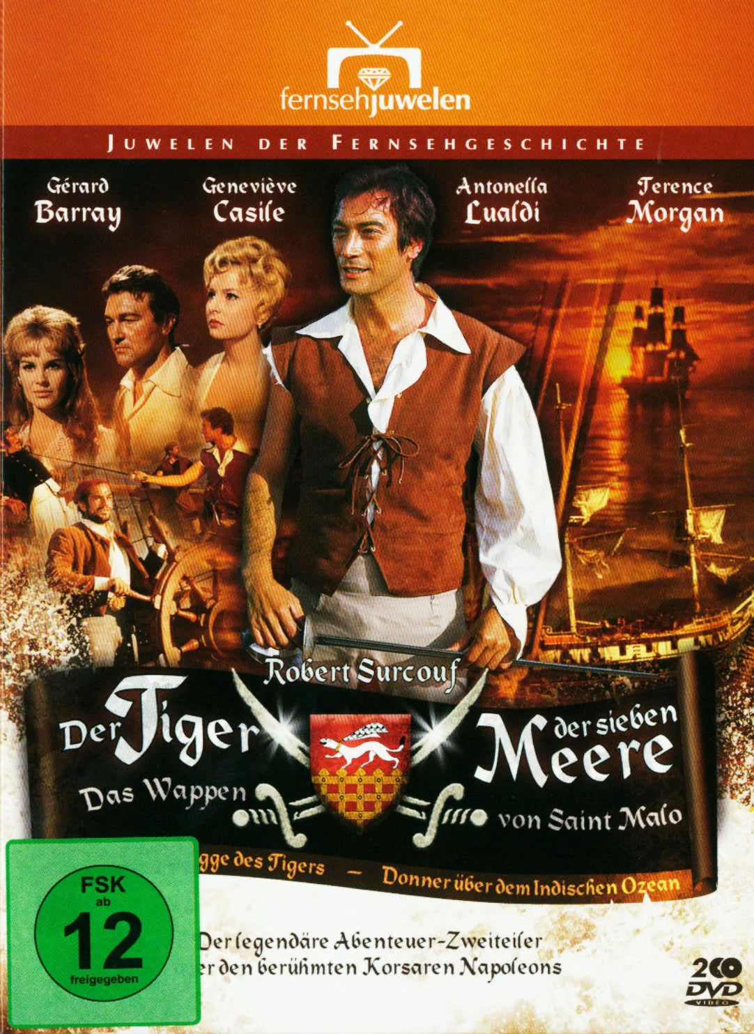 Der Tiger der sieben Meere  [2 DVDs] - DVD