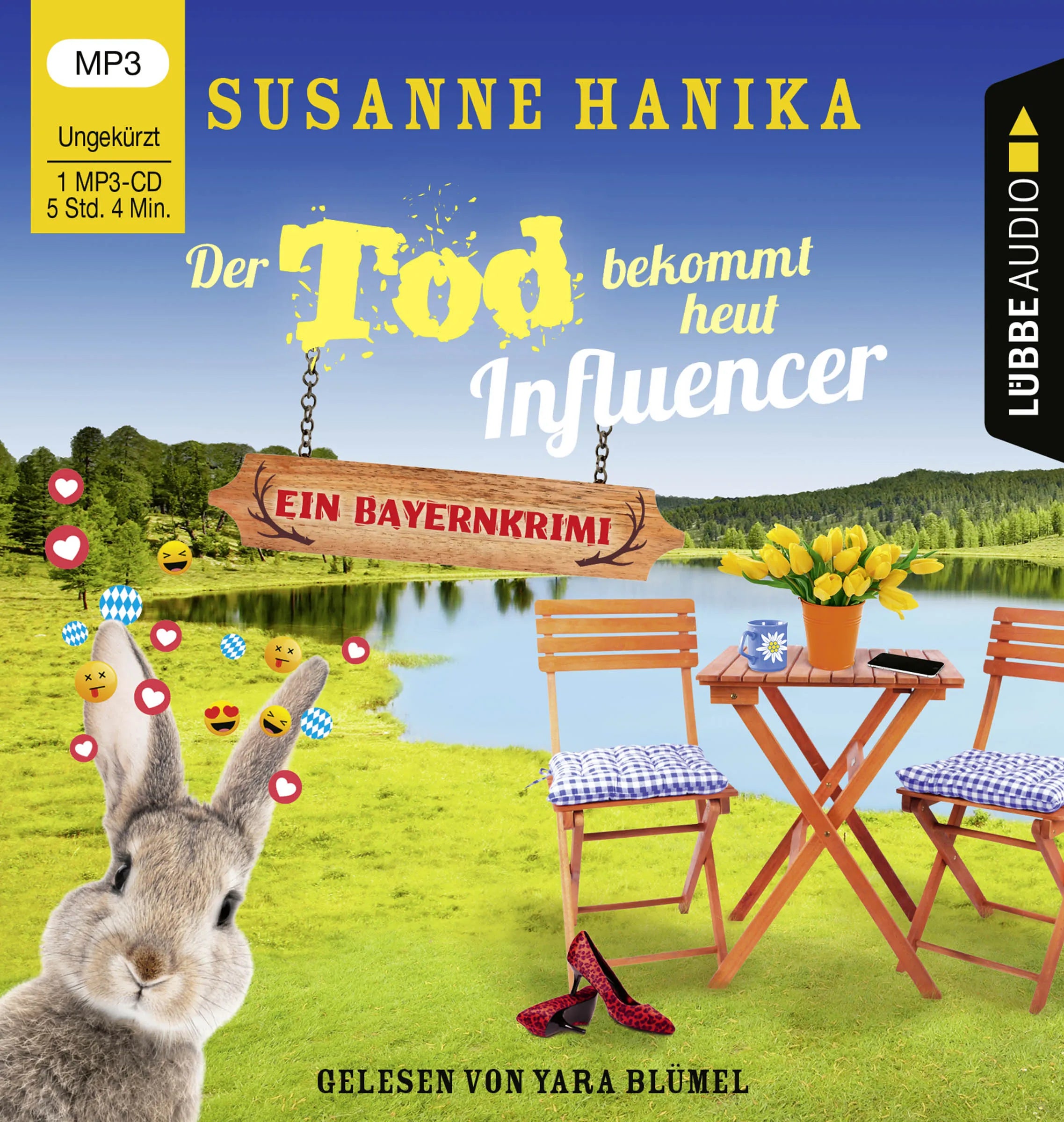 Buchcover von 'Der Tod bekommt heut Influencer' - Hörbuch (CD) von Susanne Hanika