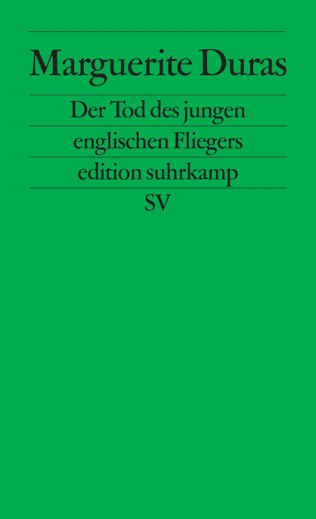 Buchcover von 'Der Tod des jungen englischen Fliegers' - Taschenbuch von Marguerite Duras
