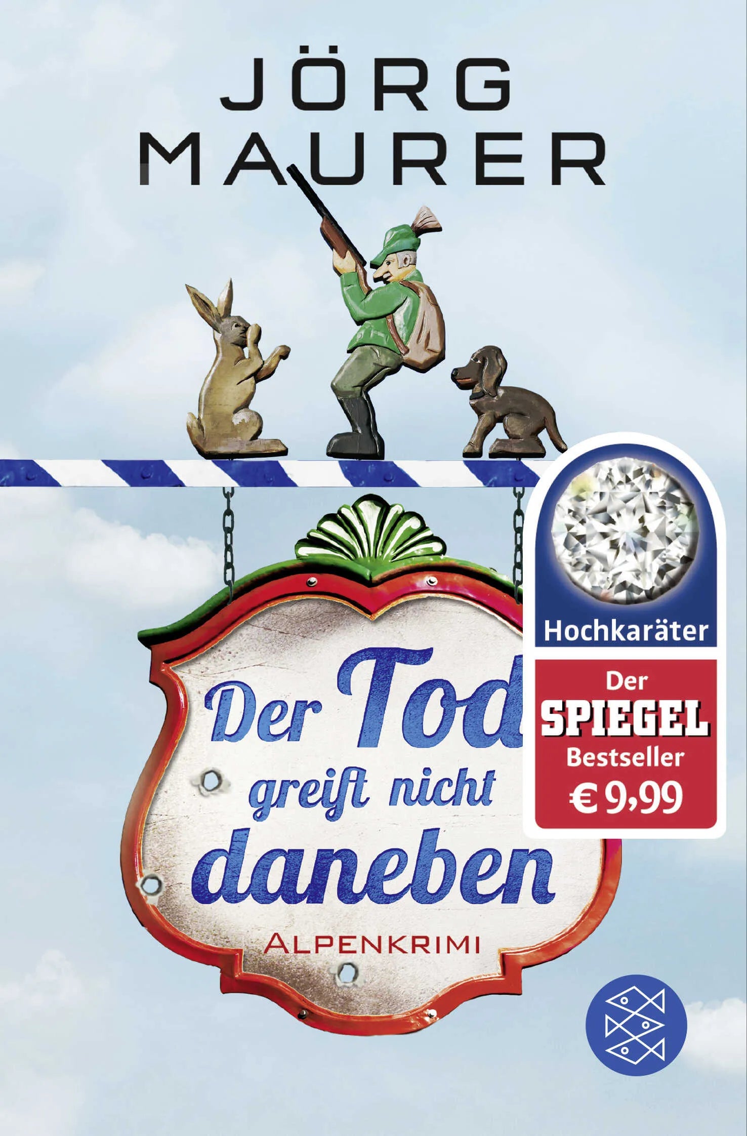 Buchcover von 'Der Tod greift nicht daneben' - Taschenbuch von Jörg Maurer