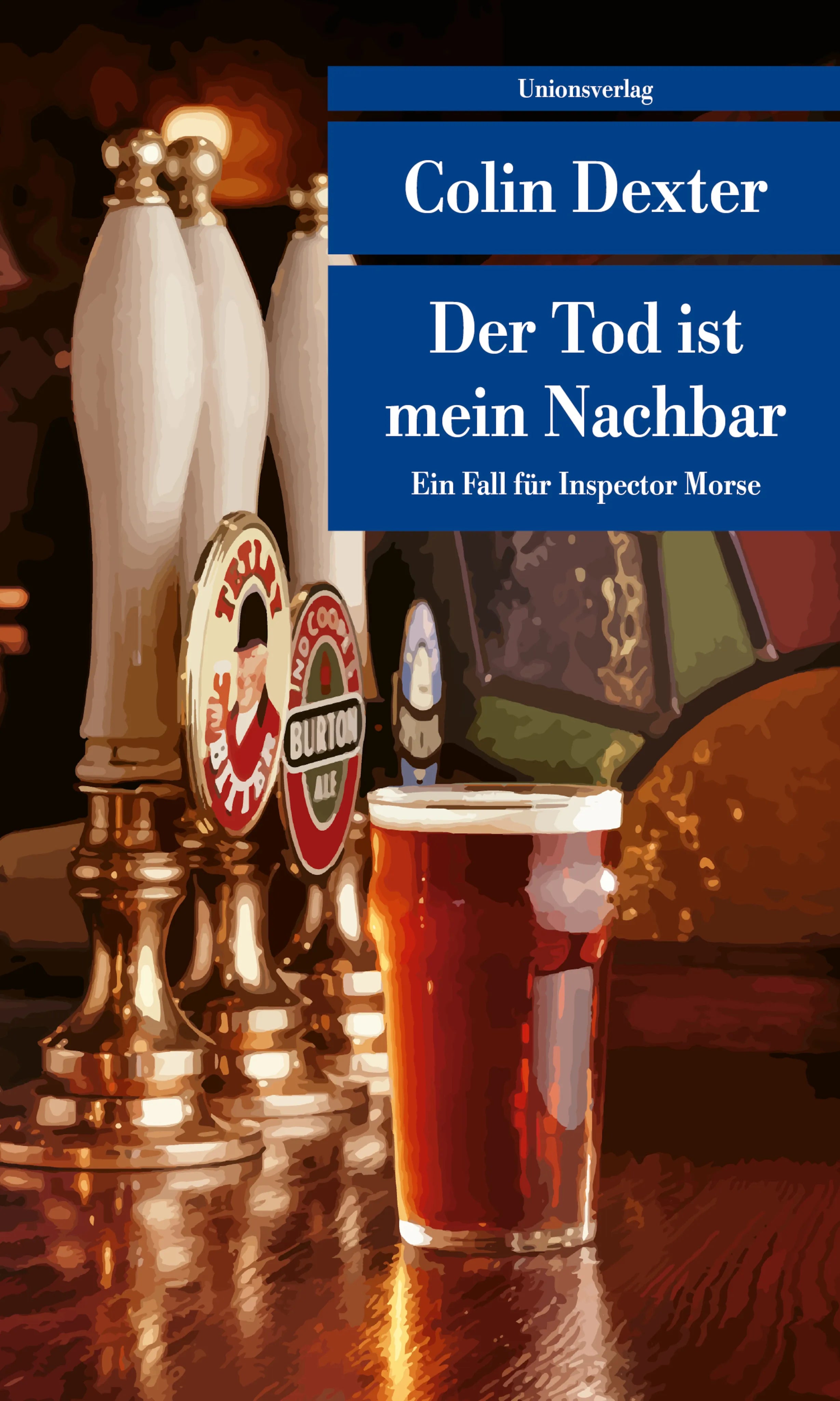Buchcover von 'Der Tod ist mein Nachbar' - Taschenbuch von Colin Dexter