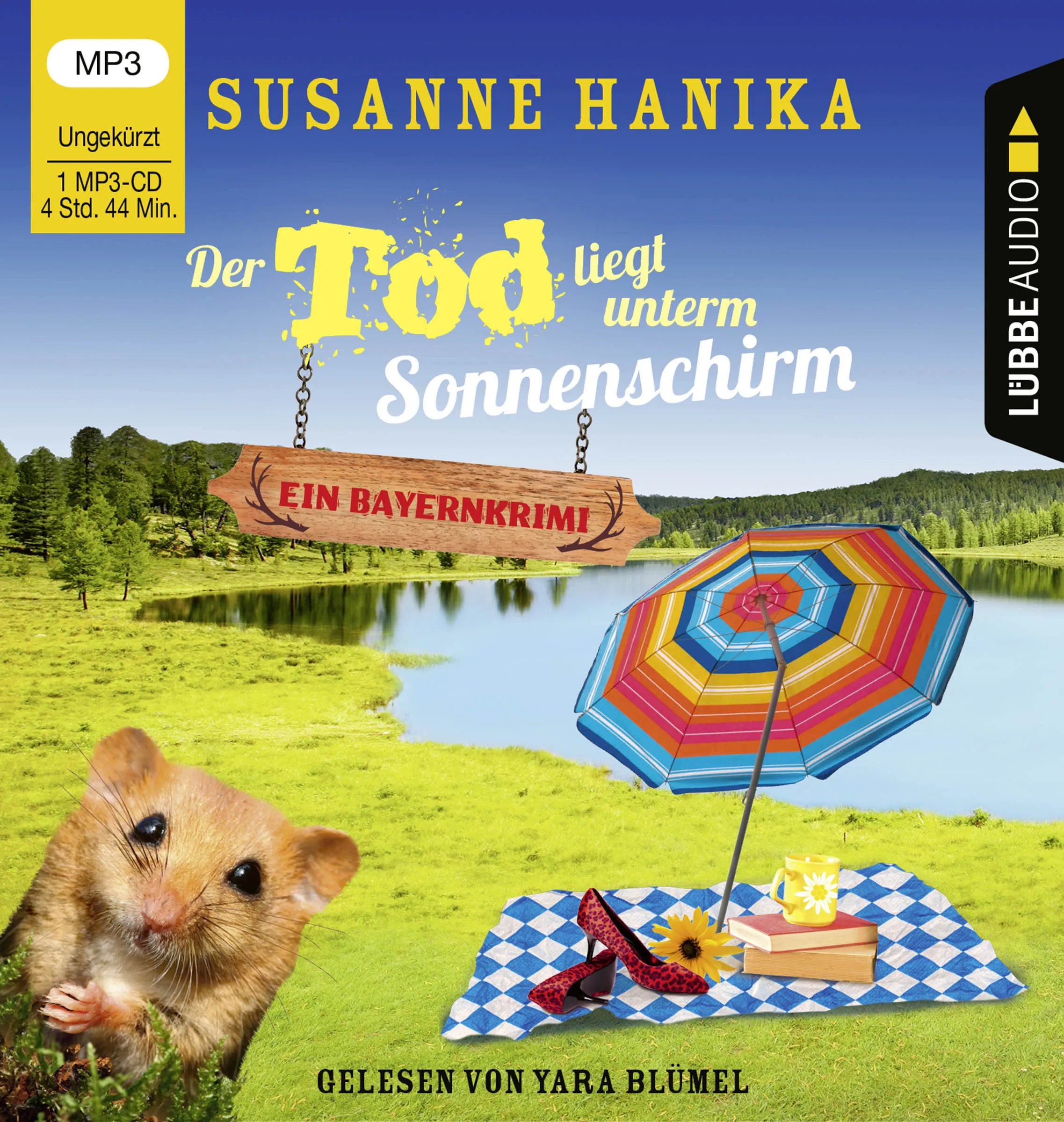 Buchcover von 'Der Tod liegt unterm Sonnenschirm' - Hörbuch (CD) von Susanne Hanika