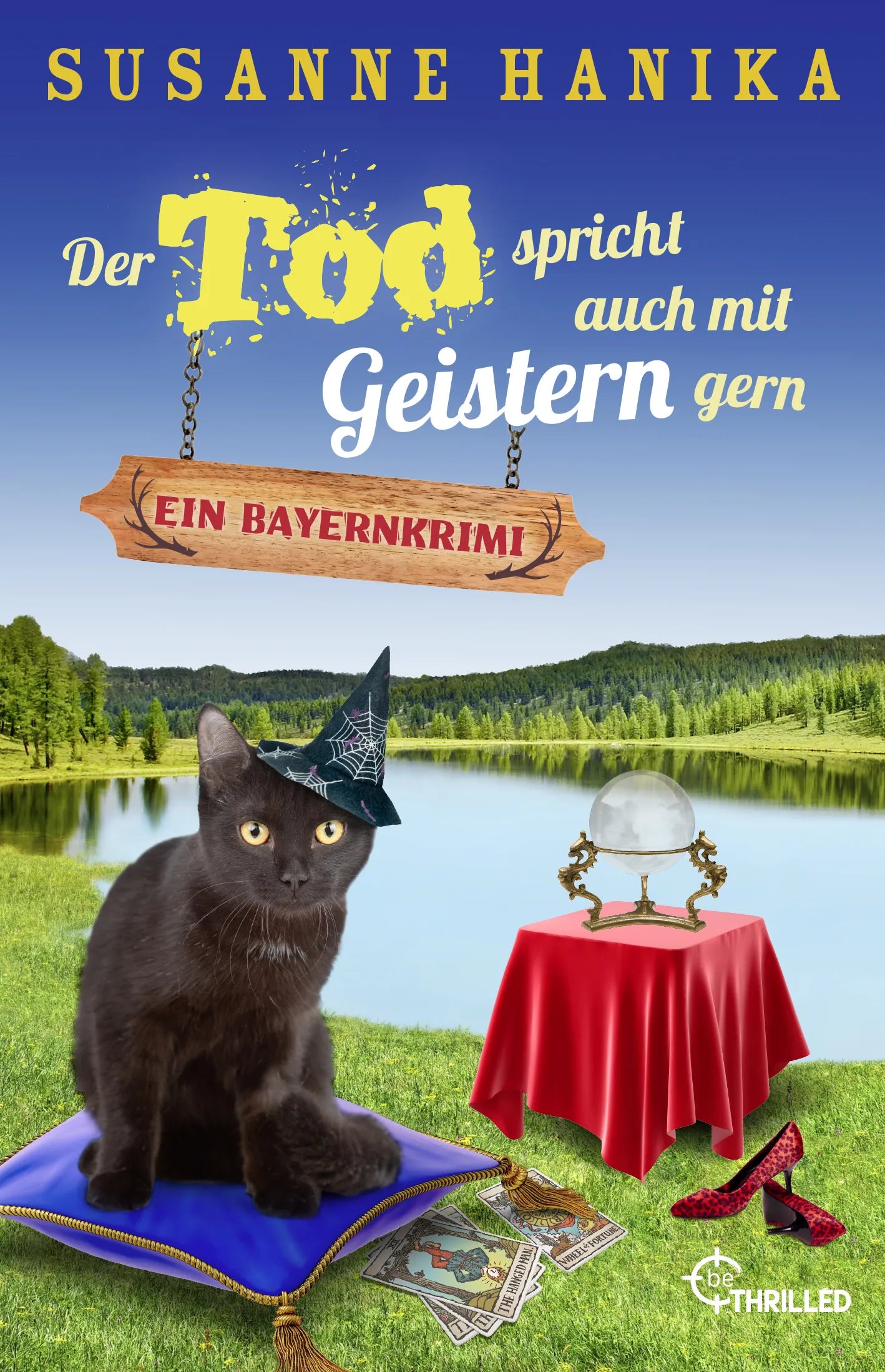 Buchcover von 'Der Tod spricht auch mit Geistern gern' - Taschenbuch von Susanne Hanika