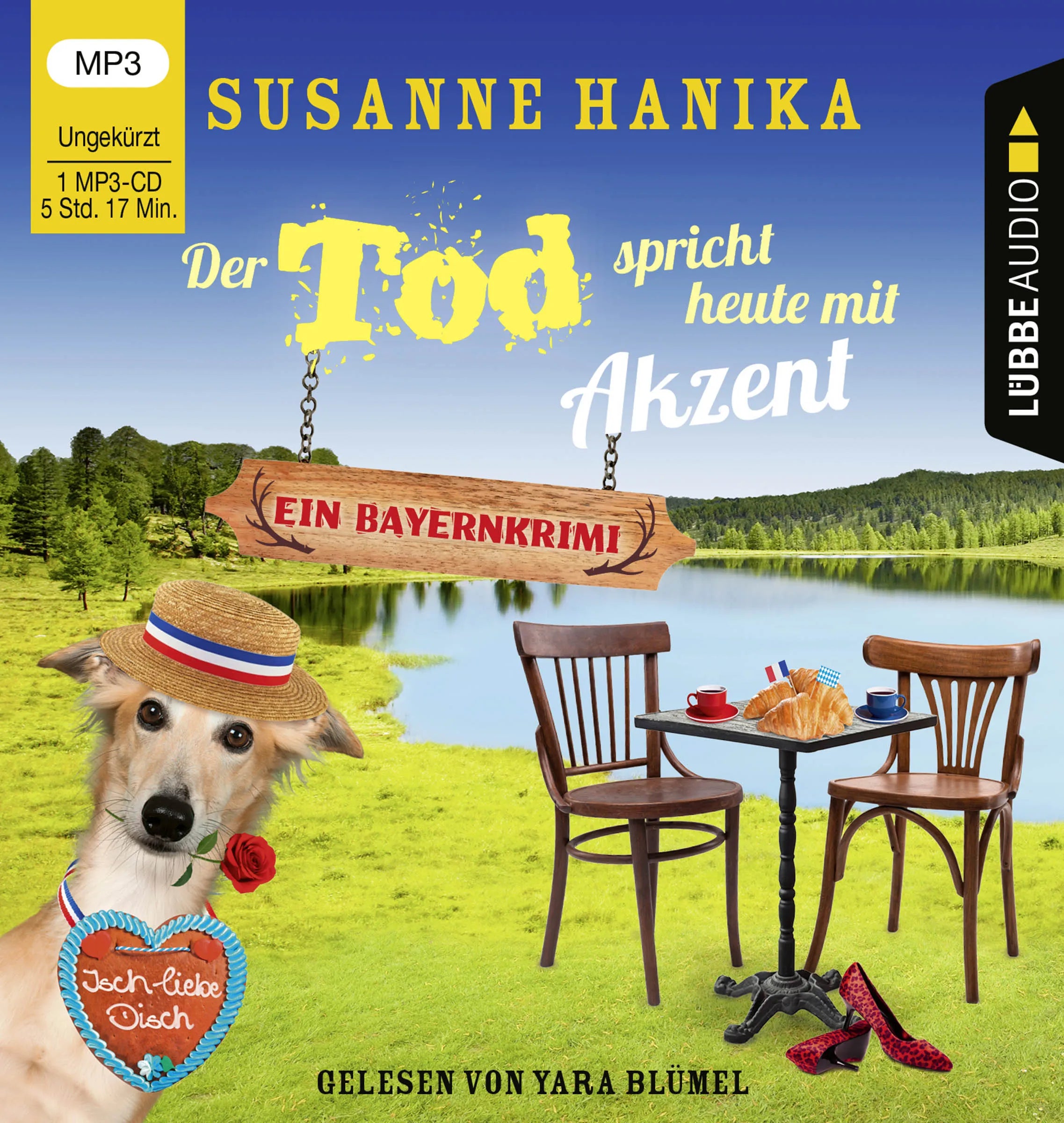 Buchcover von 'Der Tod spricht heute mit Akzent' - Hörbuch (CD) von Susanne Hanika
