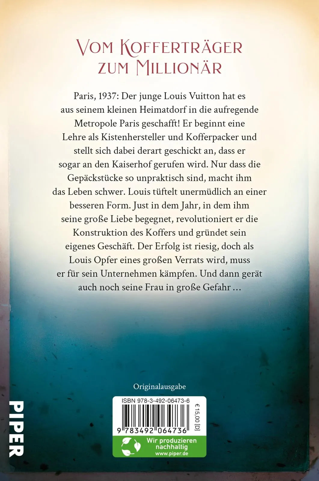 Rückseite: Der Traum des Louis Vuitton (Paperback)
