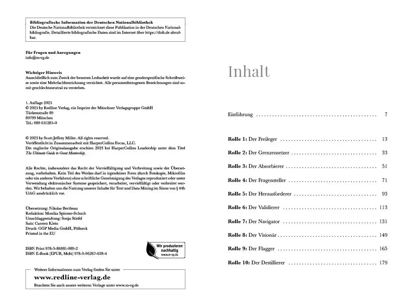 Innenansicht von 'Der ultimative Leitfaden für erfolgreiches Mentoring' - Taschenbuch