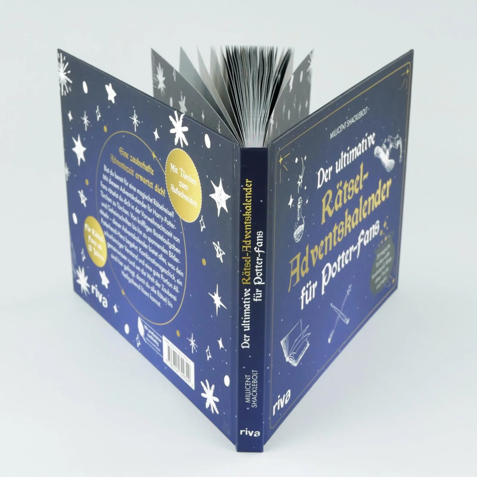 Innenansicht von 'Der ultimative Rätsel-Adventskalender für Potter-Fans' - Gebundene Ausgabe