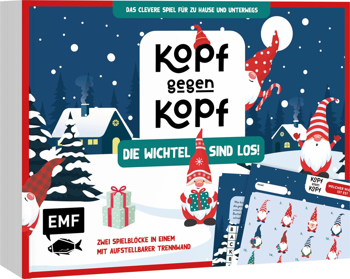 Kinderspiel: Der ultimative Spielblock: Kopf gegen Kopf – Die Wichtel sind los!