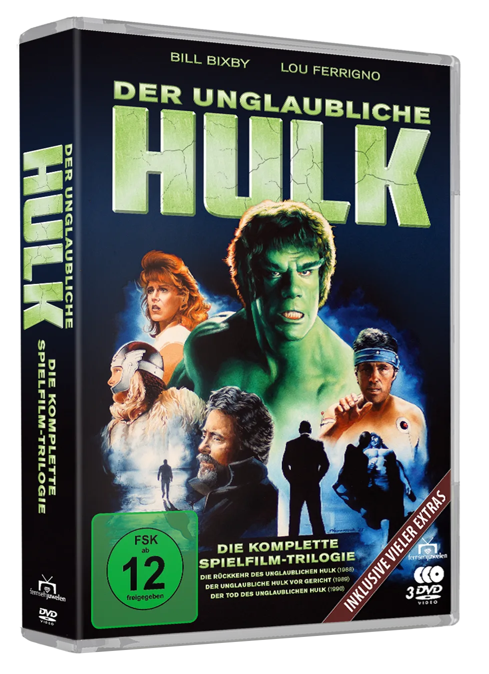 Produktansicht 1 von Der unglaubliche Hulk - Die komplette Spielfilm – DVD