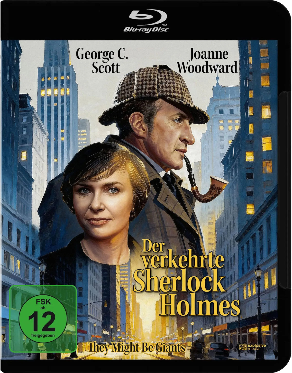 Blu-ray-Cover: Der verkehrte Sherlock Holmes. Regie: Anthony Harvey