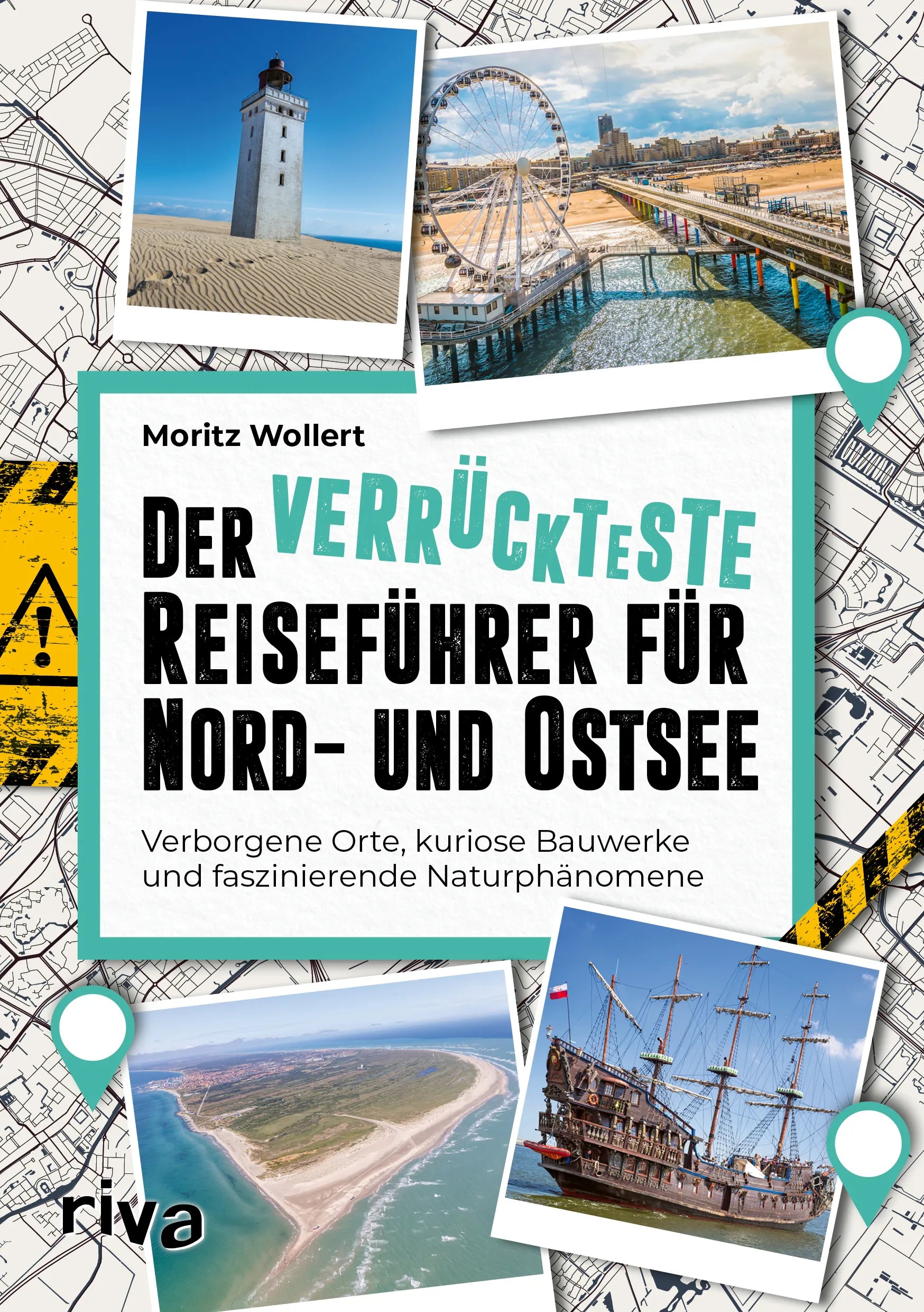 Buchcover von 'Der verrückteste Reiseführer für Nord- und Ostsee' - Taschenbuch von Moritz Wollert