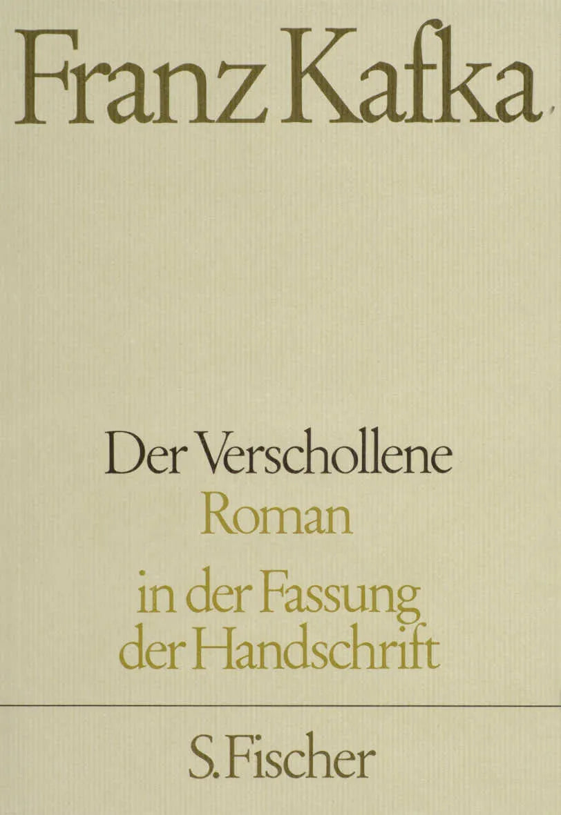 Buchcover von 'Der Verschollene' - Gebundene Ausgabe von Franz Kafka