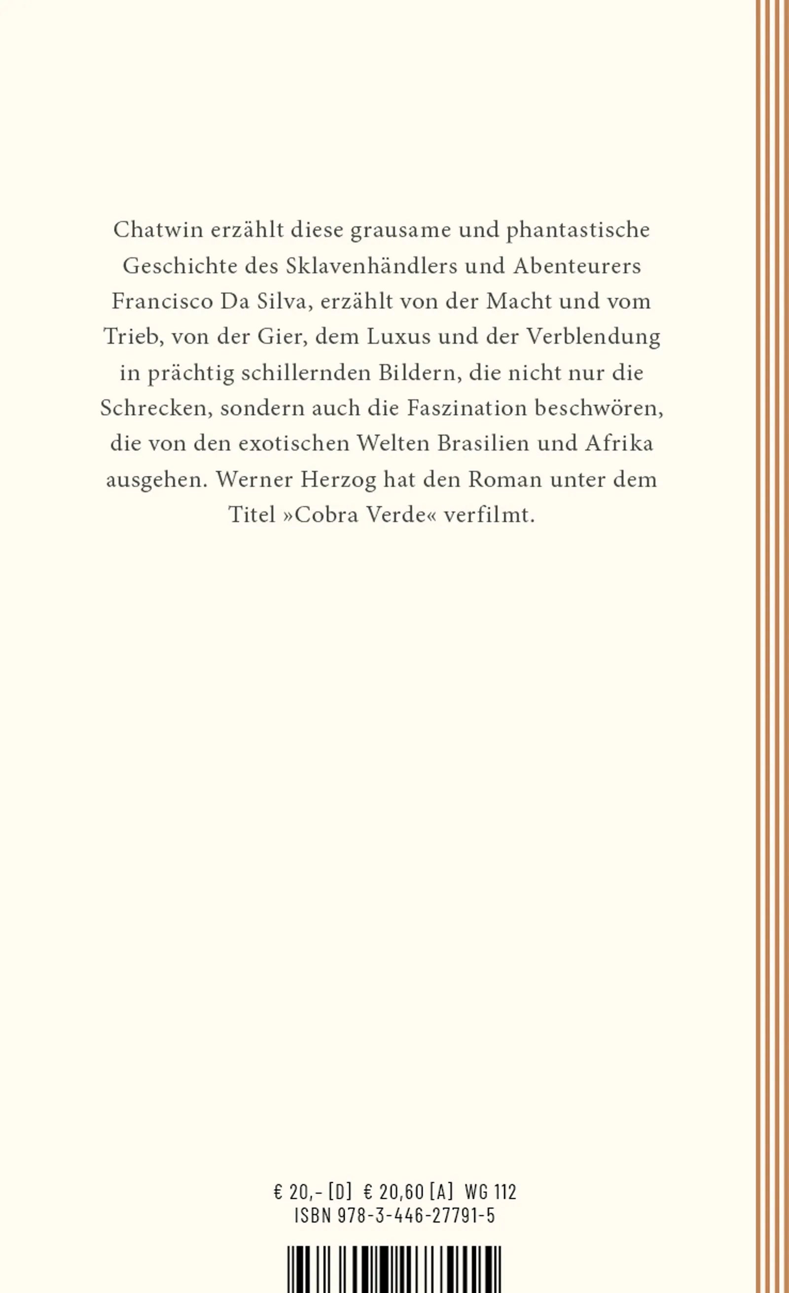 Bruce Chatwin - Der Vizekönig von Ouidah