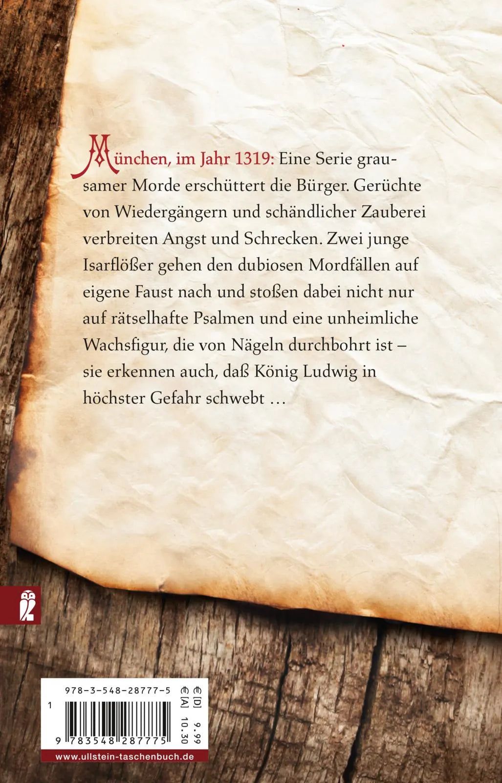 Rückseite: Der Wachsmann (Taschenbuch)