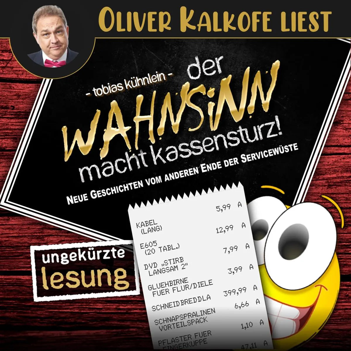 Cover: Der Wahnsinn macht Kassensturz! (Hörbuch Download) von Tobias Kühnlein