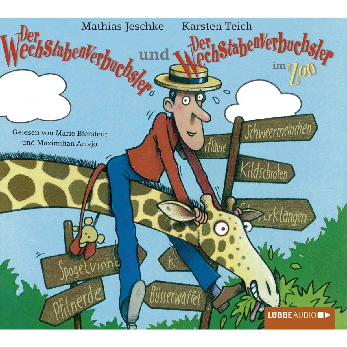 Cover: Der Wechstabenverbuchsler + Der Wechstabenverbuchsler im Zoo (Hörbuch Download) von Mathias Jeschke