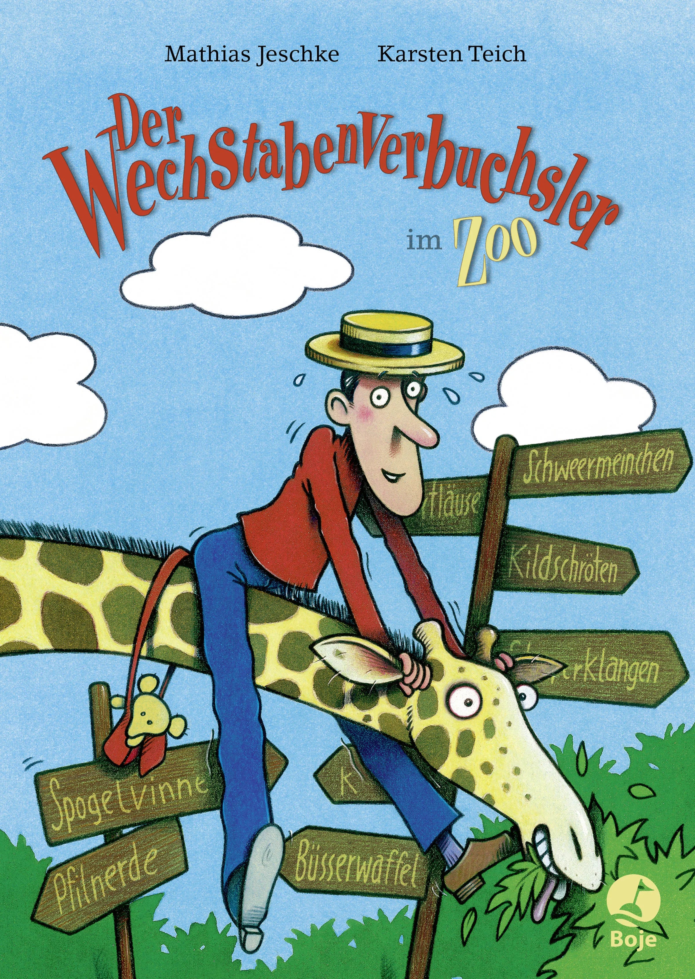 Buchcover von 'Der Wechstabenverbuchsler im Zoo' - Gebundene Ausgabe von Mathias Jeschke