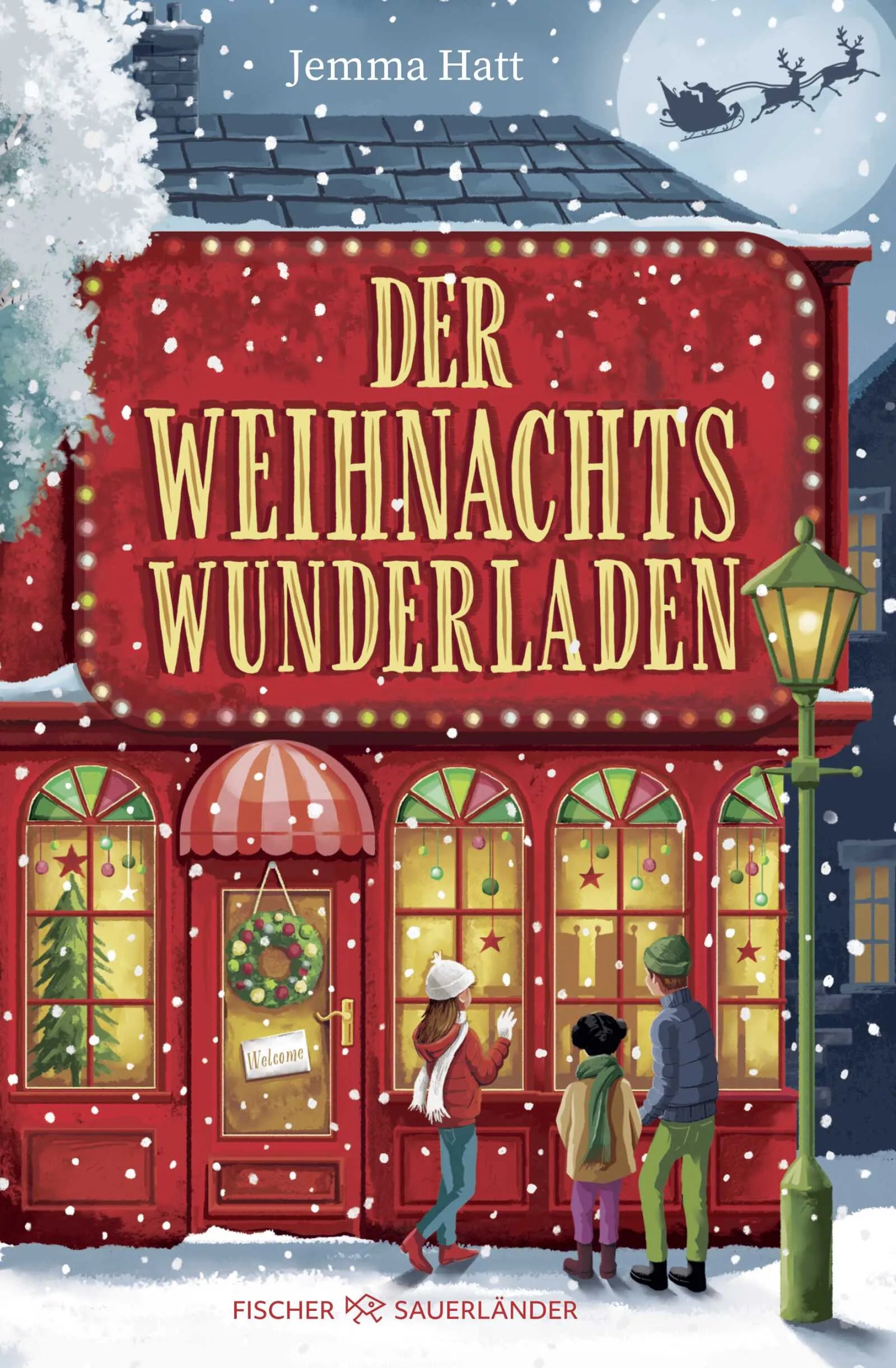 Cover: Der Weihnachtswunderladen (Hardcover) von Jemma Hatt