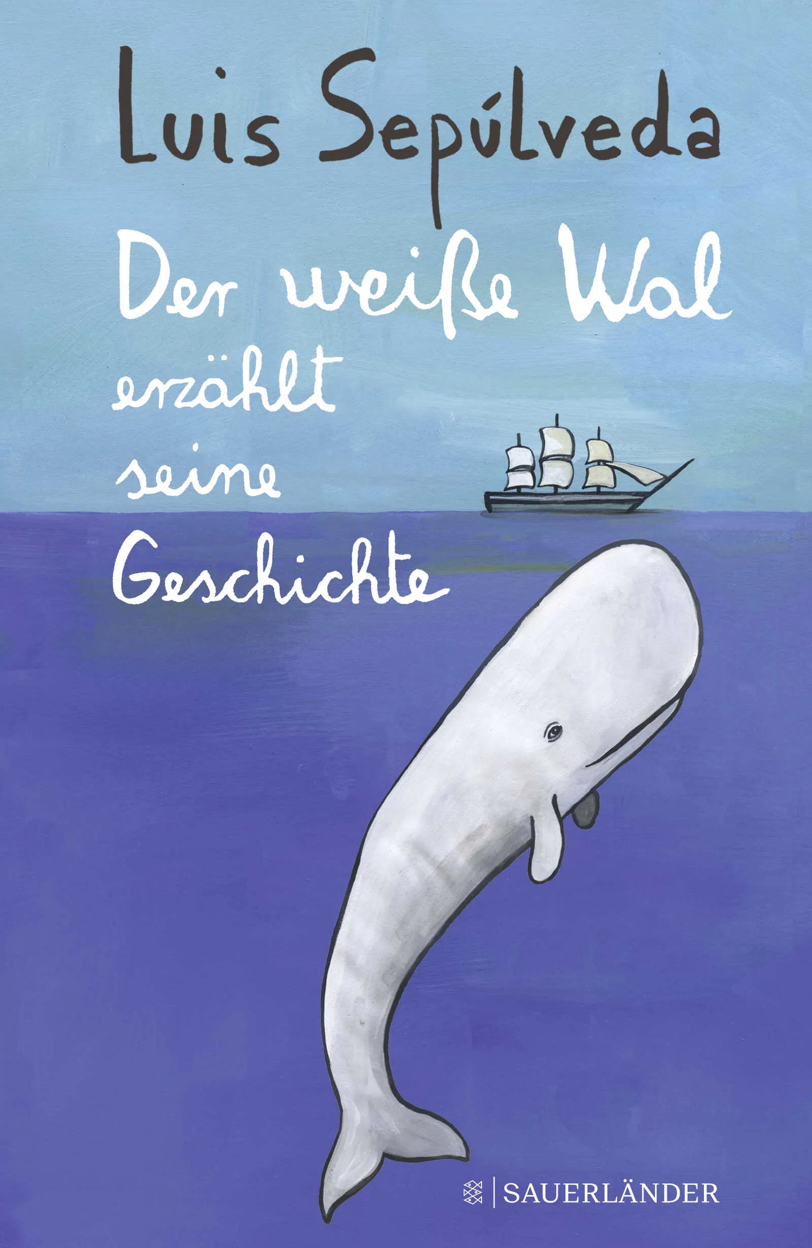 Buchcover von 'Der weiße Wal erzählt seine Geschichte' - Gebundene Ausgabe von Luis Sepúlveda