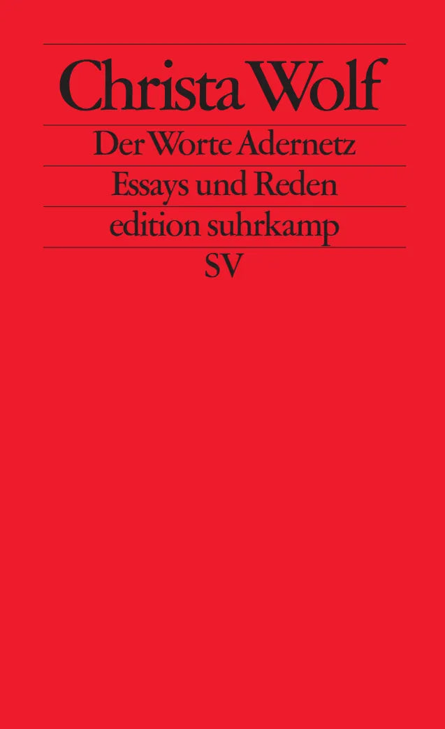 Buchcover von 'Der Worte Adernetz' - Taschenbuch von Christa Wolf