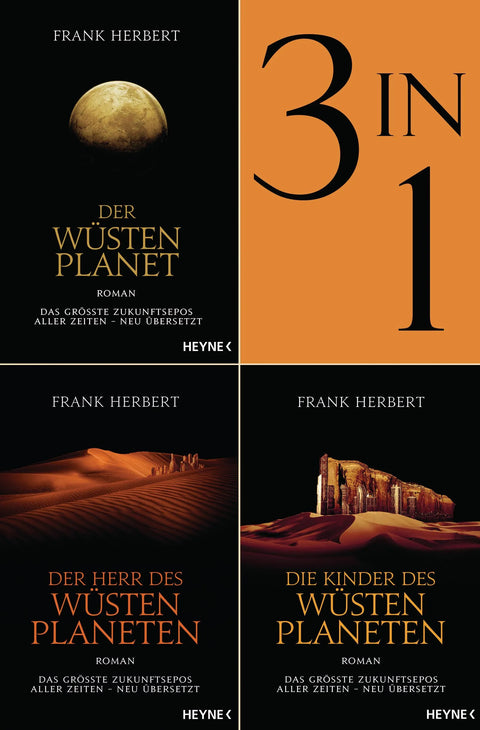 Der Wüstenplanet Band 1-3: Der Wüstenplanet / Der Herr des Wüstenplaneten / Die Kinder des Wüstenplaneten
