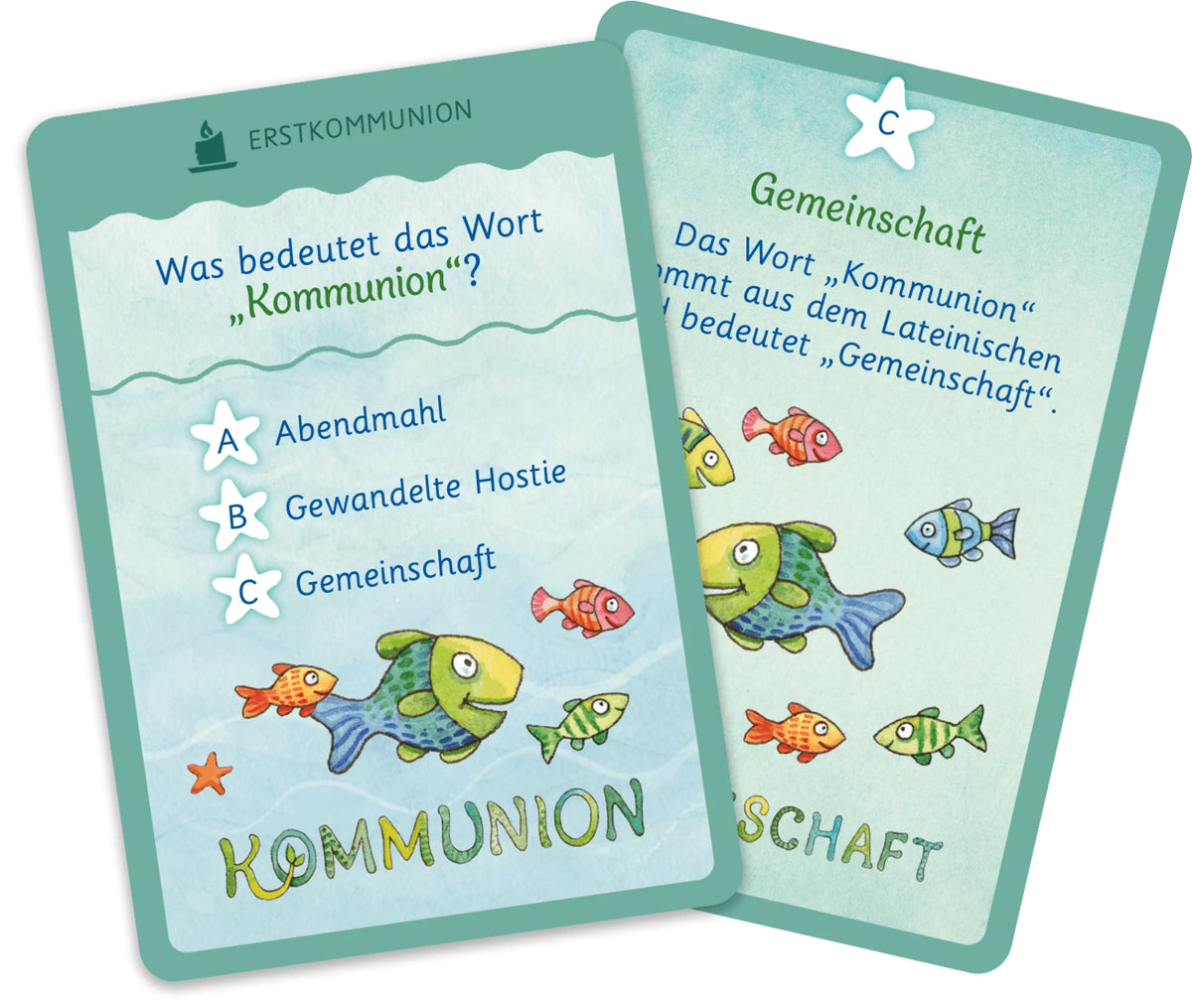 Der Wunschfisch. 50 x Spiel- und Rätselspaß zur Erstkommunion – Ansicht