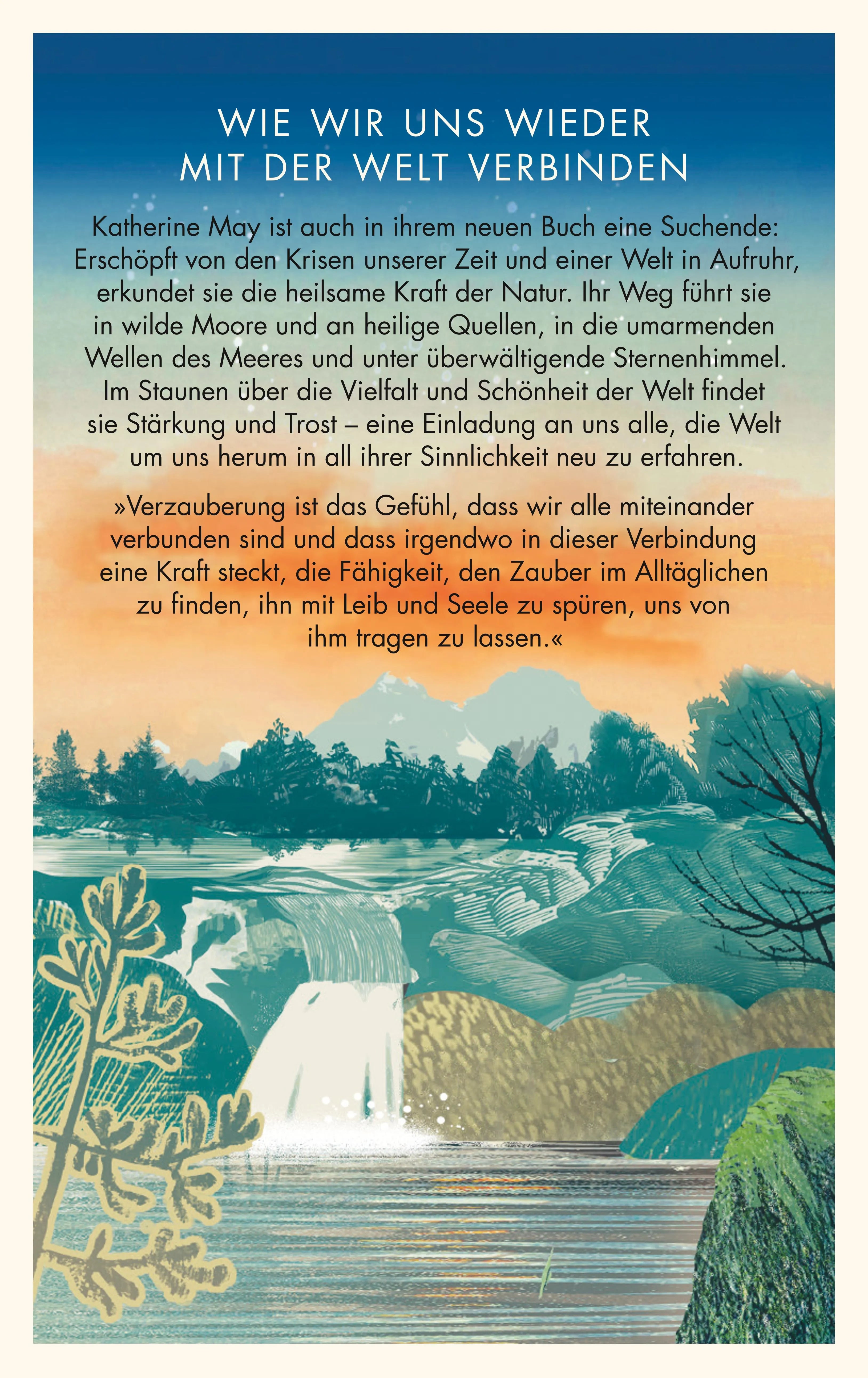 Buchrückseite von 'Der Zauber der Welt' mit Klappentext - Gebundene Ausgabe