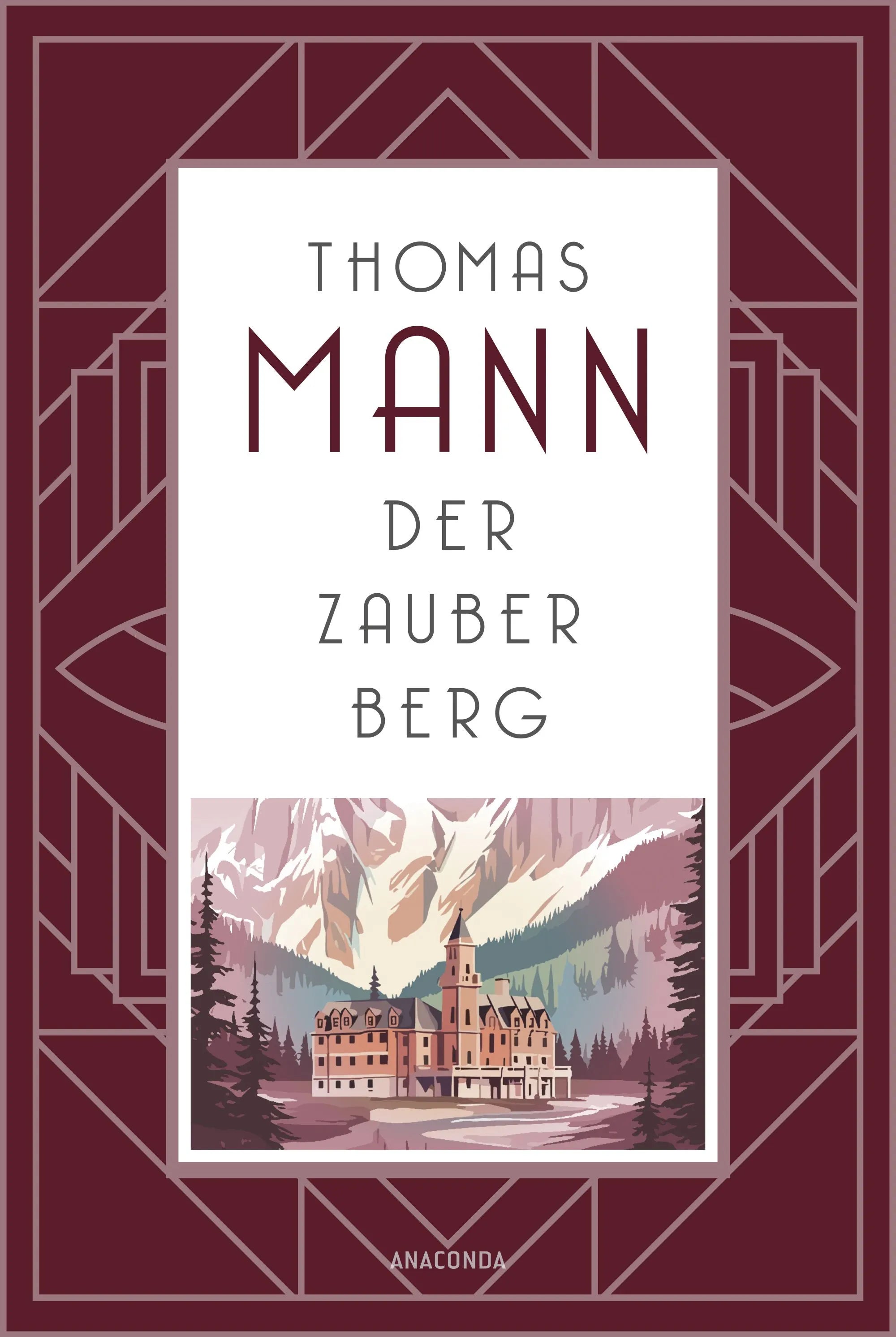 Cover: Der Zauberberg. Roman (Hardcover) von Thomas Mann