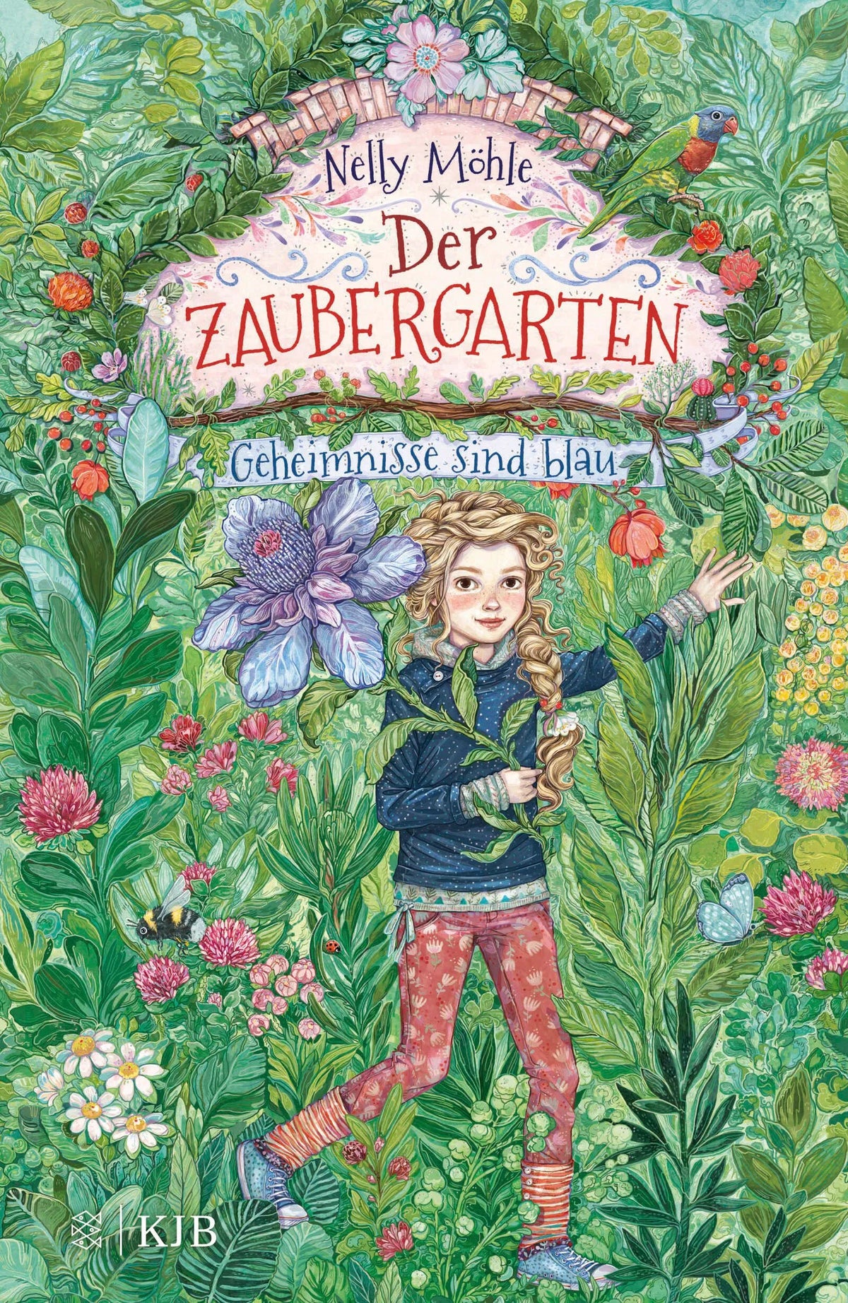 Cover: Der Zaubergarten – Geheimnisse sind blau (Hardcover) von Nelly Möhle