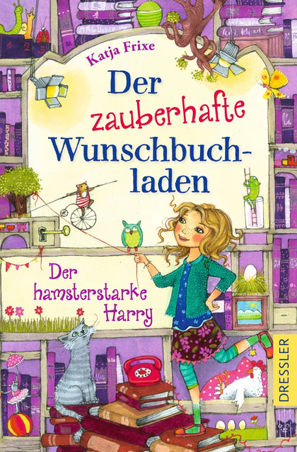 Buchcover von 'Der zauberhafte Wunschbuchladen 2. Der hamsterstarke Harry' - Taschenbuch von Katja Frixe
