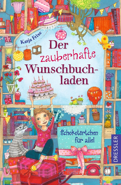 Buchcover von 'Der zauberhafte Wunschbuchladen 3. Schokotörtchen für alle!' - Taschenbuch von Katja Frixe