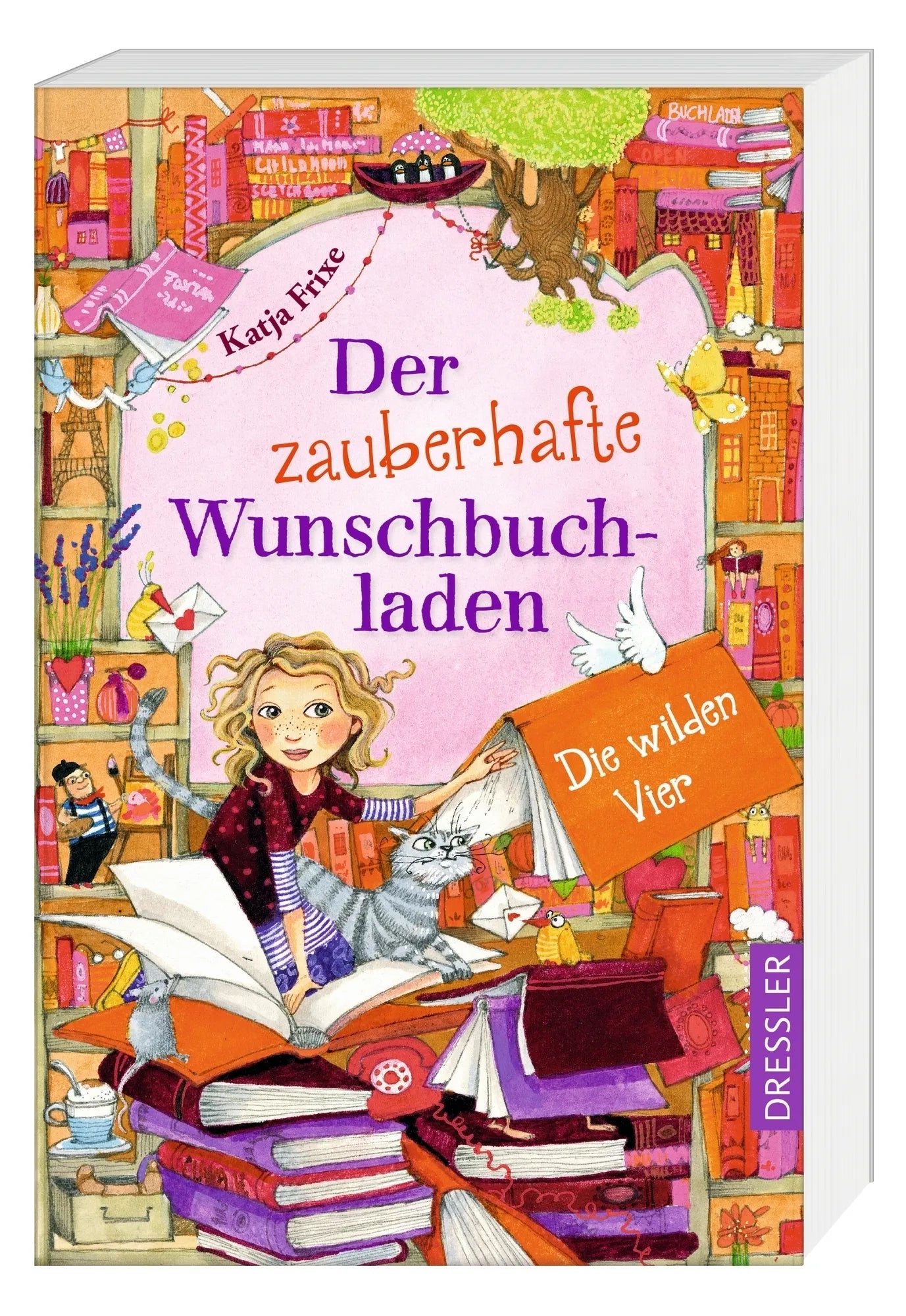 Produktansicht: Der zauberhafte Wunschbuchladen 4. Die wilden Vier (Taschenbuch)