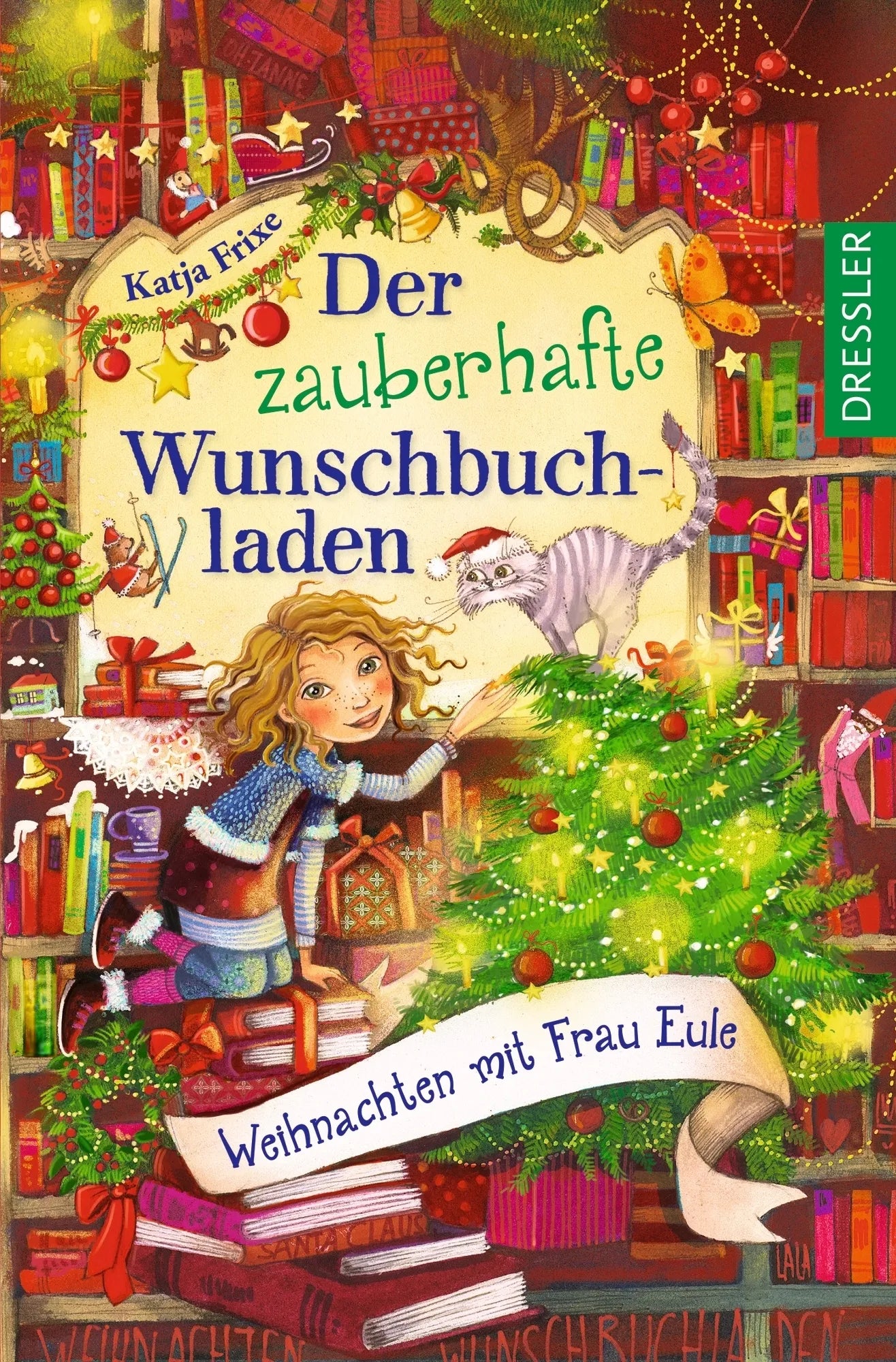 Buchcover von 'Der zauberhafte Wunschbuchladen 5. Weihnachten mit Frau Eule' - Taschenbuch von Katja Frixe