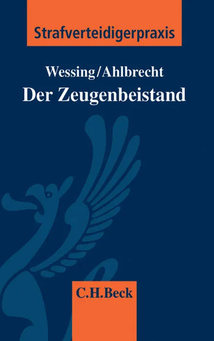 Buchcover von 'Der Zeugenbeistand' - Taschenbuch von Jürgen Wessing