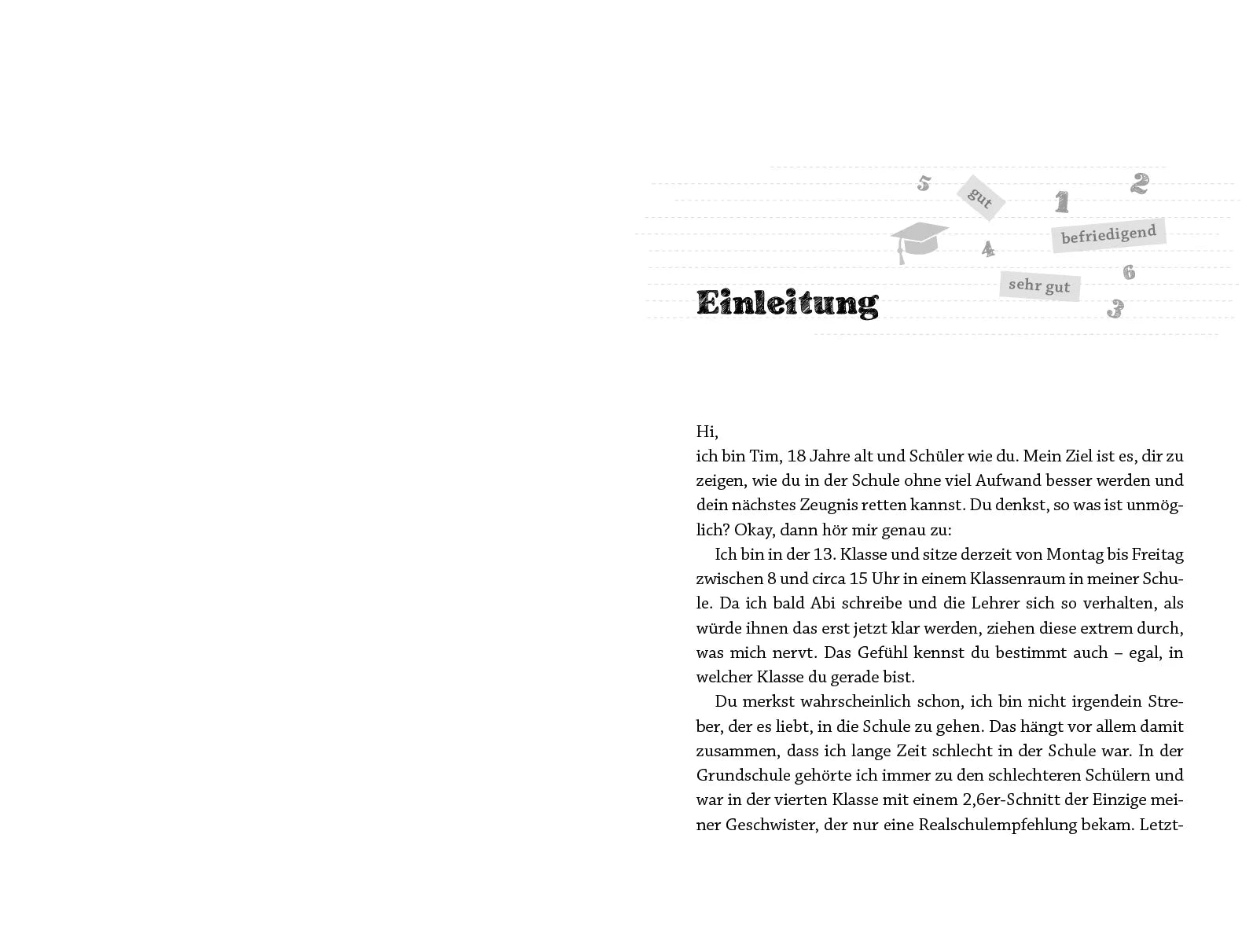 Innenansicht von 'Der Zeugnisretter' - Taschenbuch