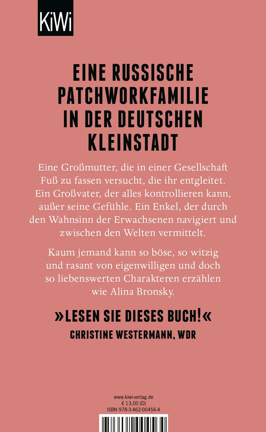 Buchrückseite von 'Der Zopf meiner Großmutter' mit Klappentext - Gebundene Ausgabe