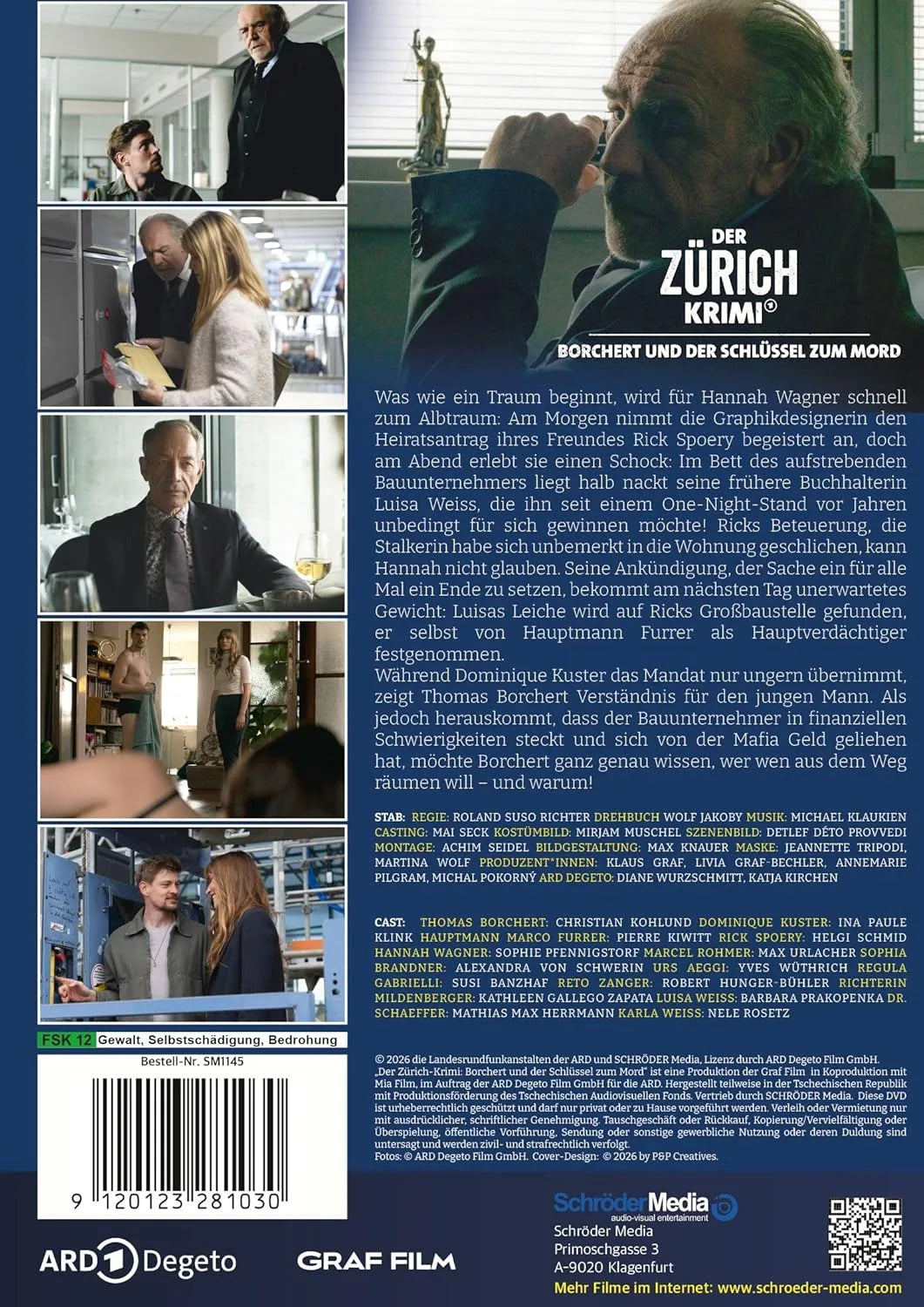 Produktansicht 2 von Der Zürich-Krimi (Folge 23): Borchert und der Schlüssel zum Mord – DVD