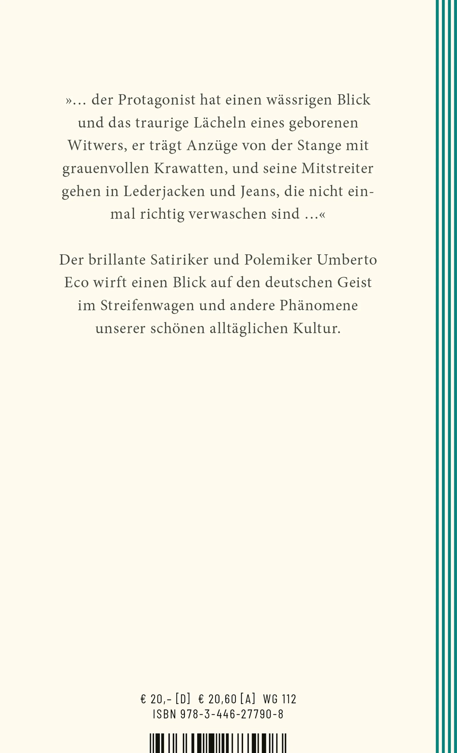 Umberto Eco - Derrick oder die Leidenschaft für das Mittelmaß