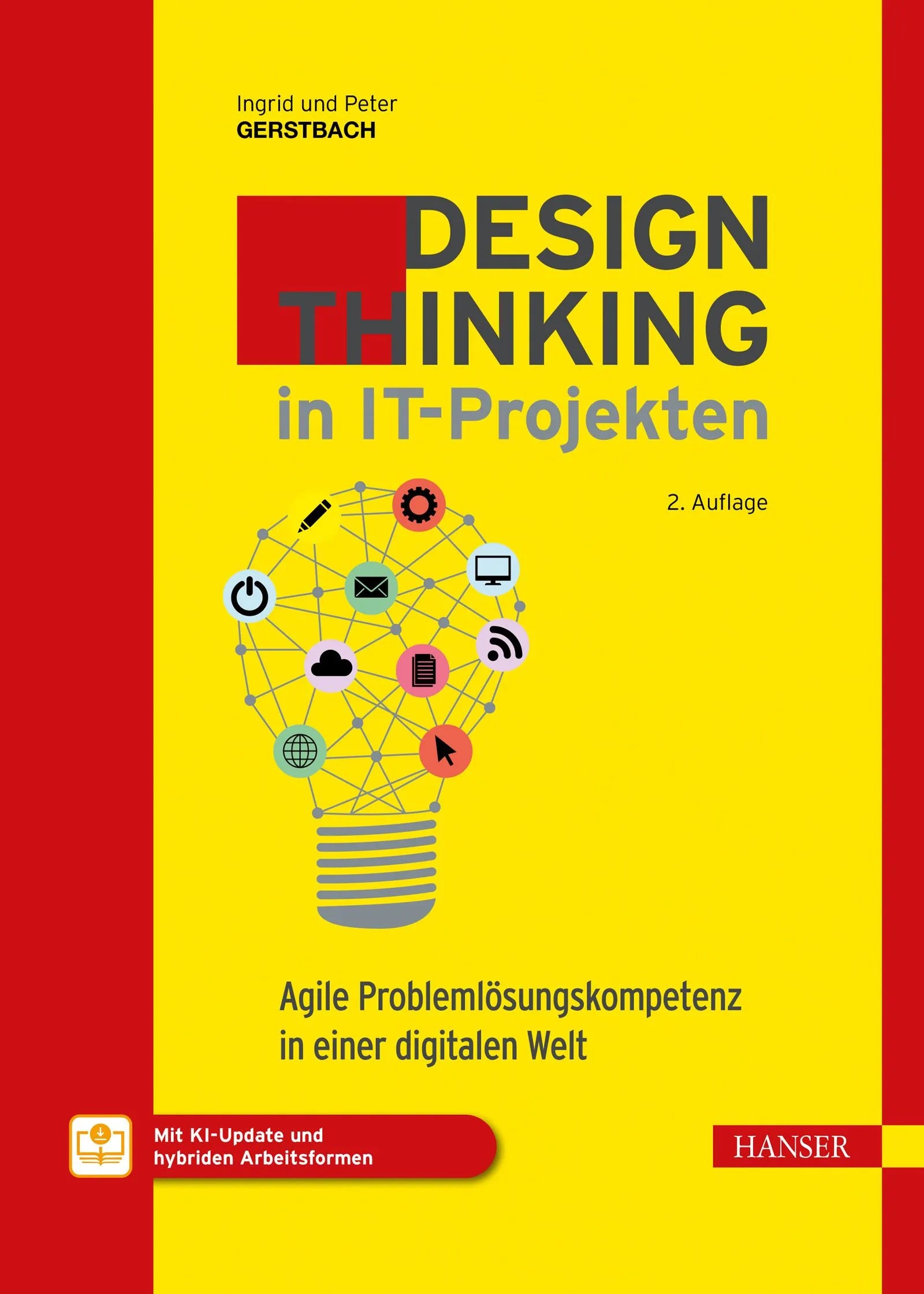 Cover: Design Thinking in IT-Projekten (E-Book) von Ingrid Gerstbach