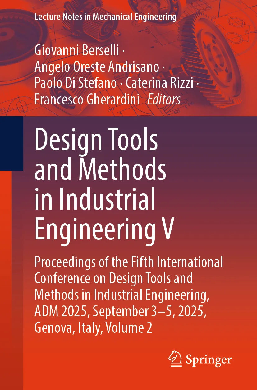 Cover: Design Tools and Methods in Industrial Engineering V (E-Book)